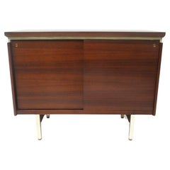 Used Mid Century Small Walnut Credenza in the style of McCobb Calvin 