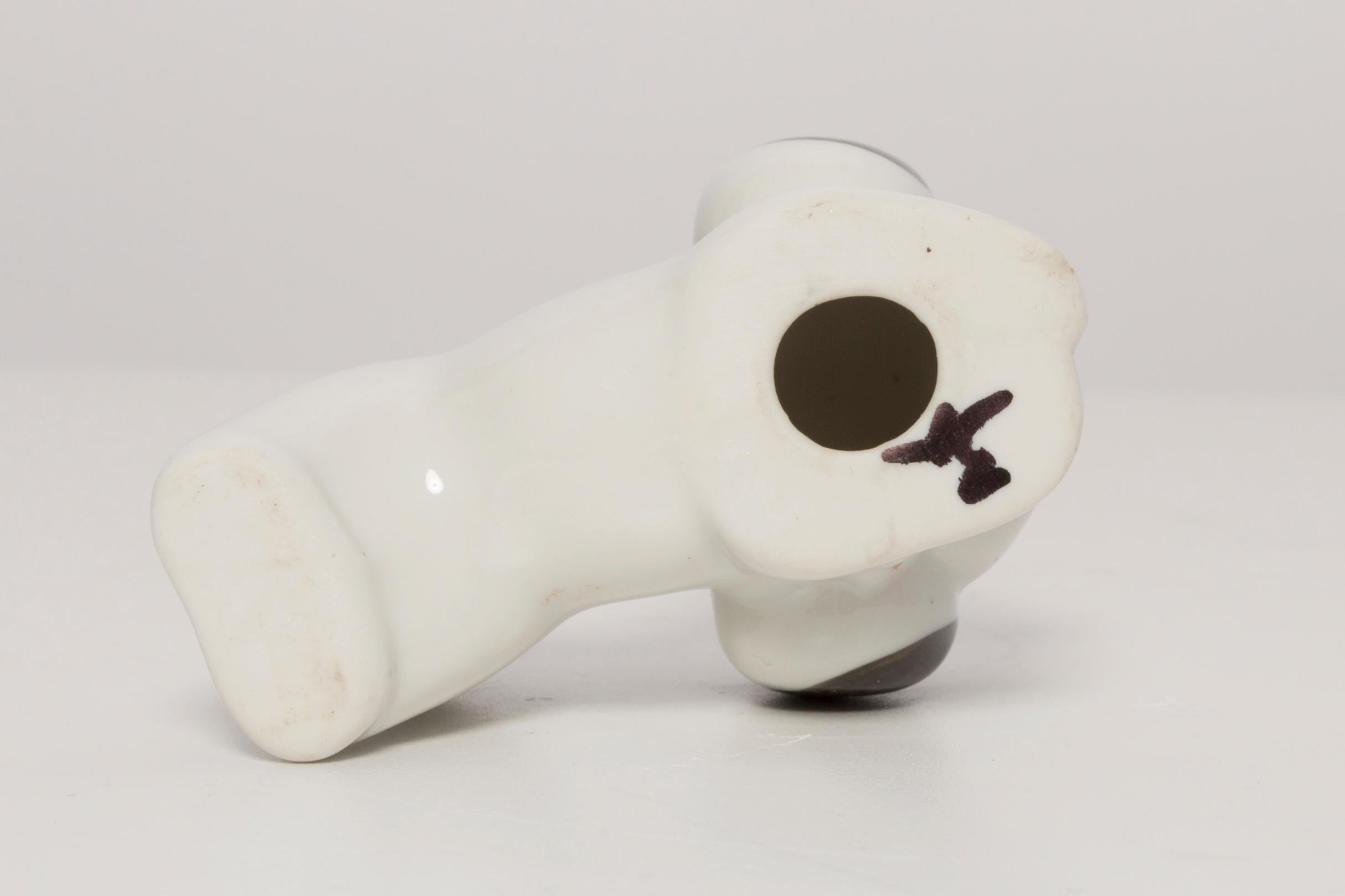 Mid Century Small White Dog Sculpture, Italy, 1960s 2