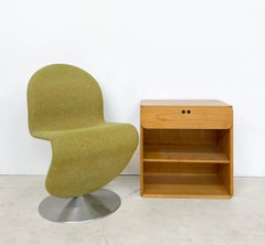 Midcentury Small Wooden Chest of Drawer by Derk Jan De Vries for Domus, 1960s