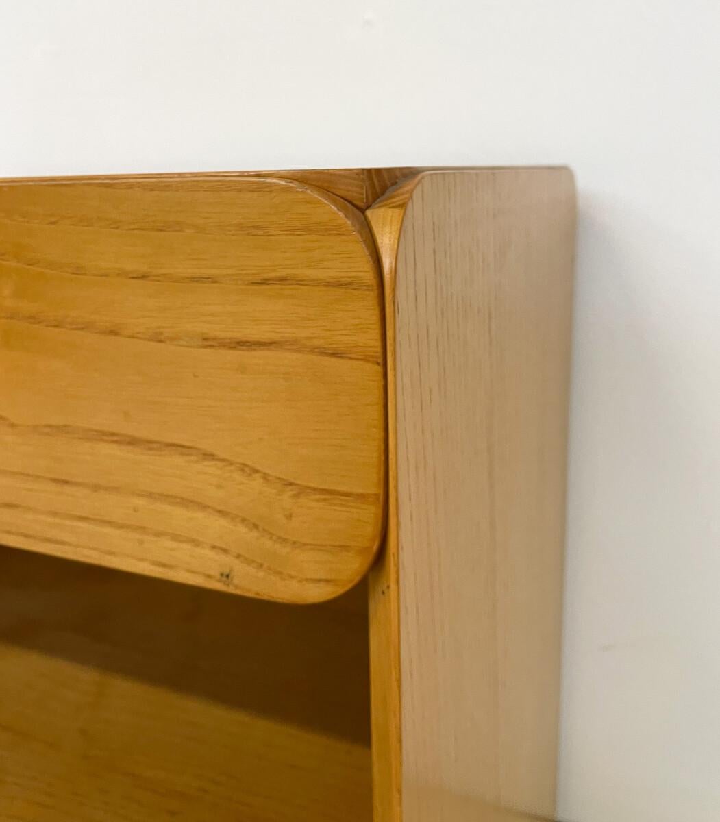 Dutch Midcentury Small Wooden Chest of Drawer by Derk Jan De Vries for Domus, 1960s For Sale