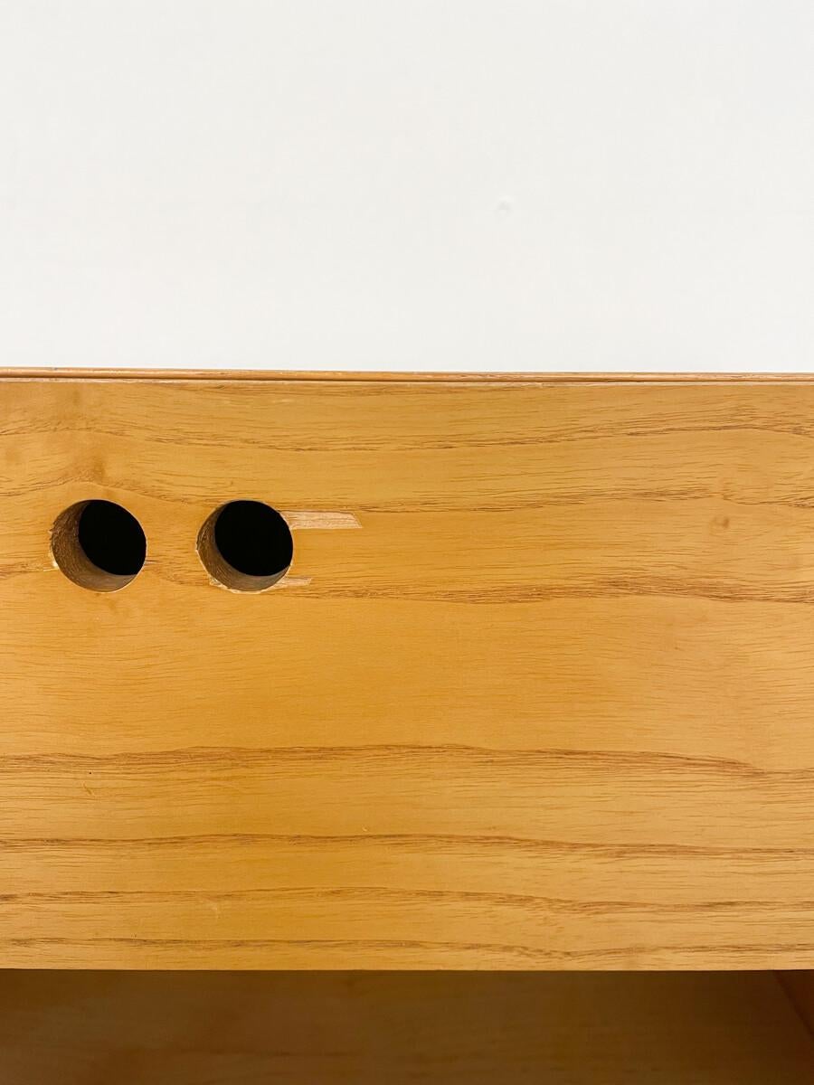 Midcentury Small Wooden Chest of Drawer by Derk Jan De Vries for Domus, 1960s In Good Condition For Sale In Brussels, BE