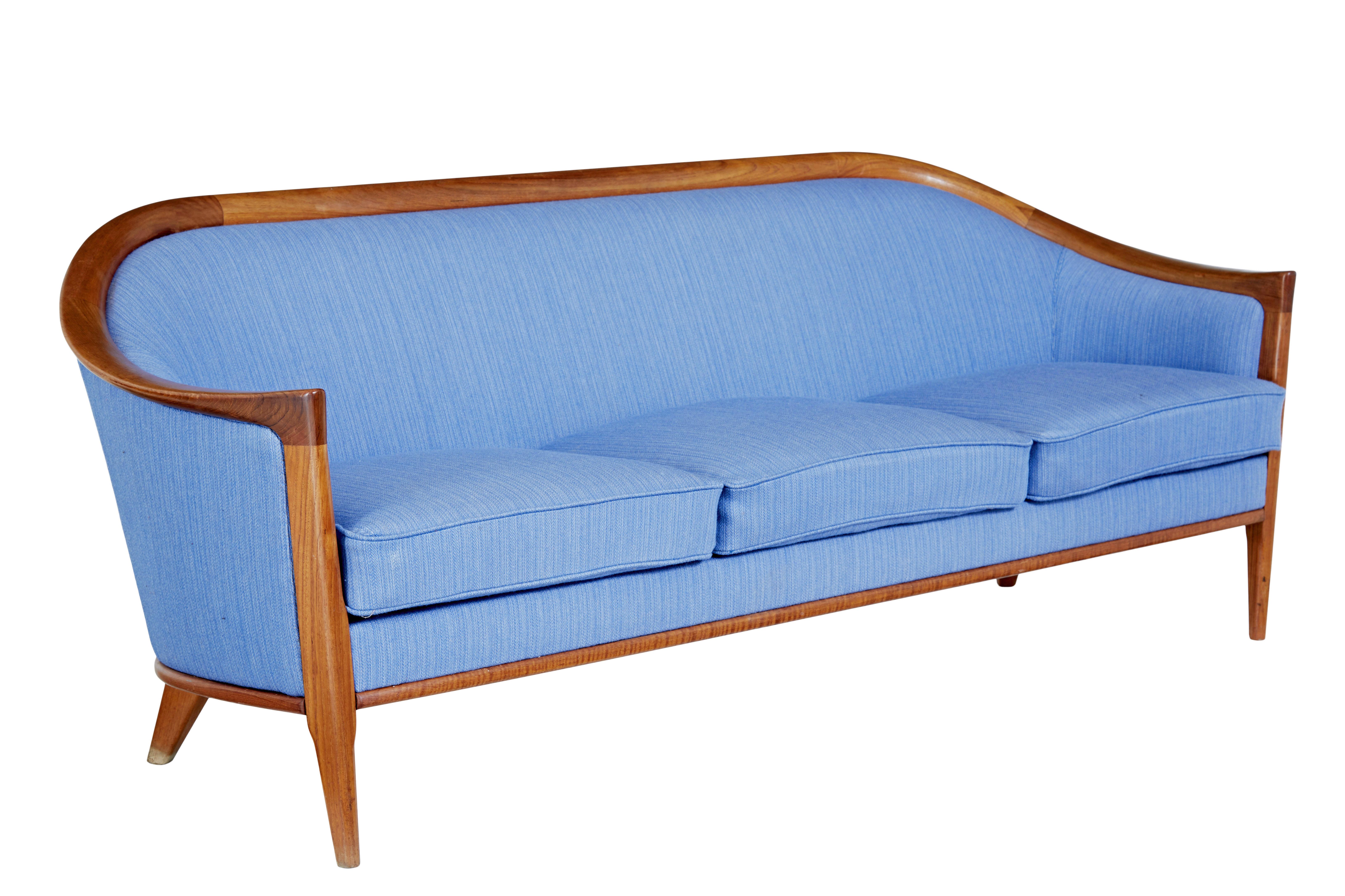 Mid century sofa and armchair by Andersson In Good Condition For Sale In Debenham, Suffolk