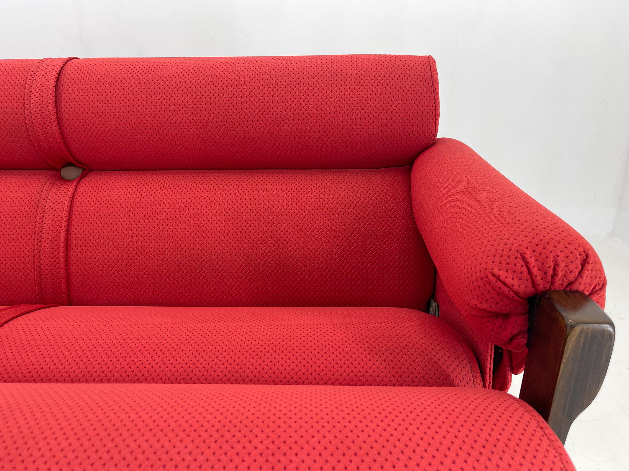 MidCentury Sofa Bed, Czechoslovakia For Sale at 1stDibs