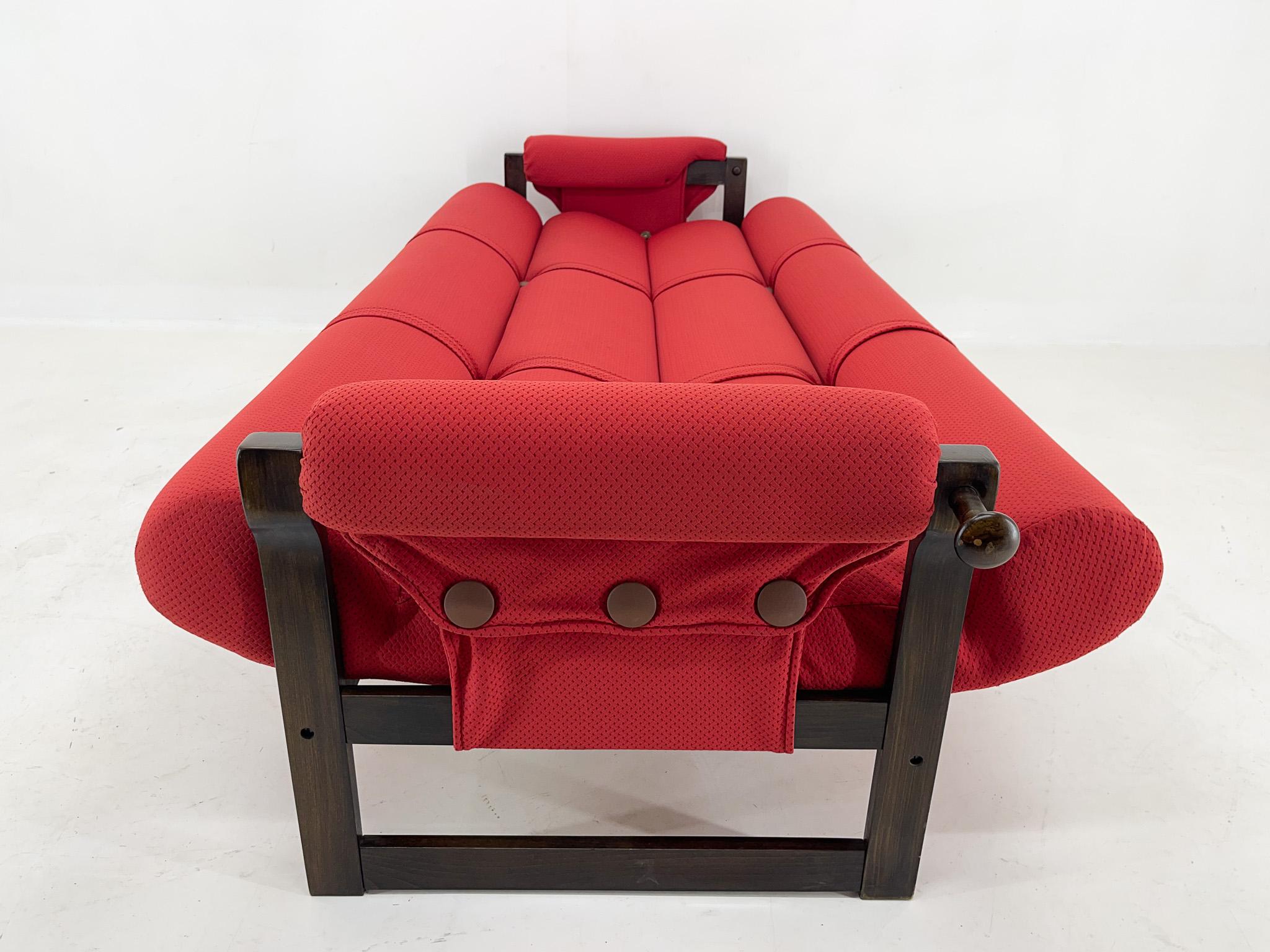 MidCentury Sofa Bed, Czechoslovakia For Sale at 1stDibs