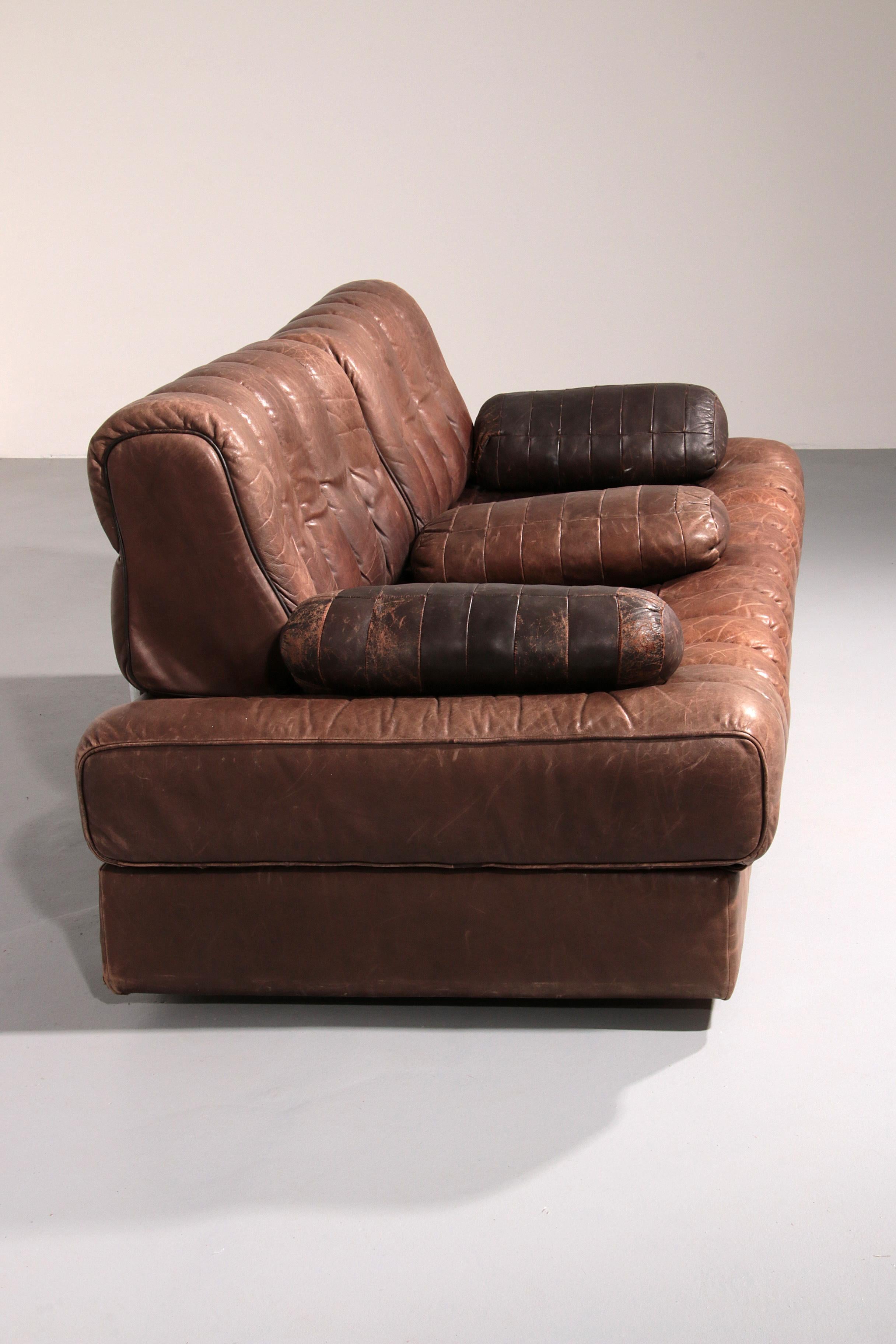 Mid-20th Century Mid century Sofa bed Ds 85 from De Sede Switzerland 1960s For Sale