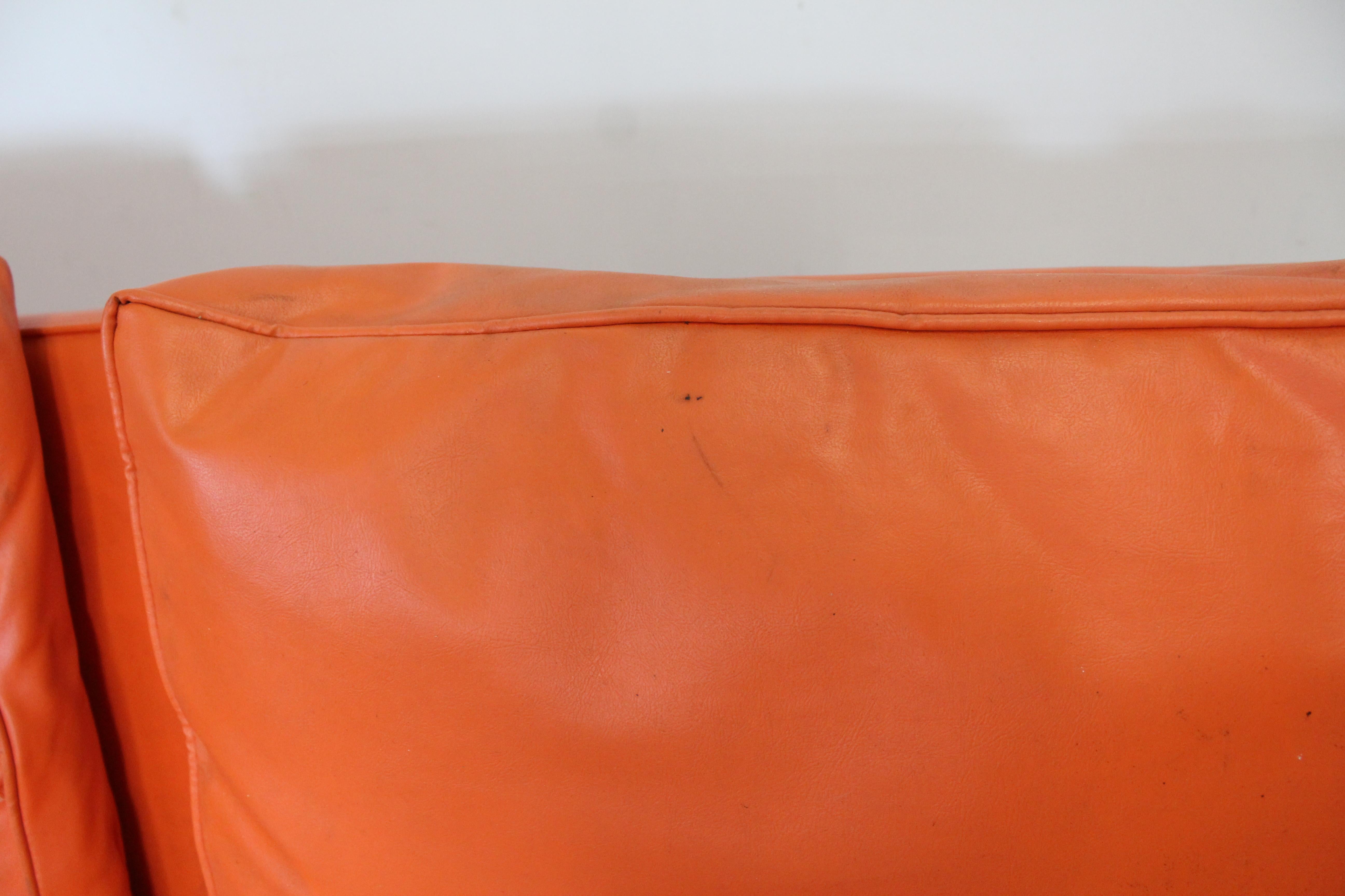 Fabric Mid-Century Elongated Orange  102