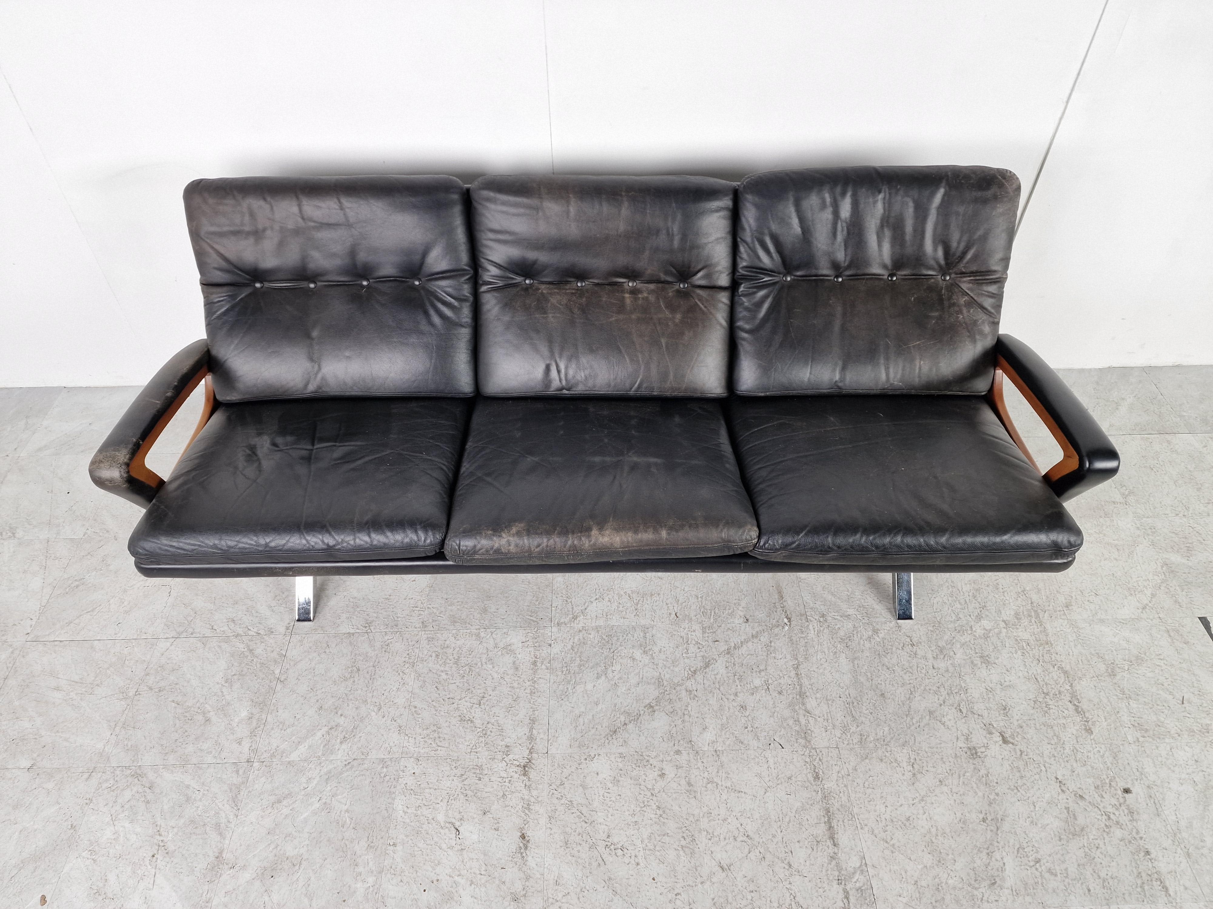 Mid-20th Century Mid-Century Sofa by Carl Straub, Germany, 1960s For Sale