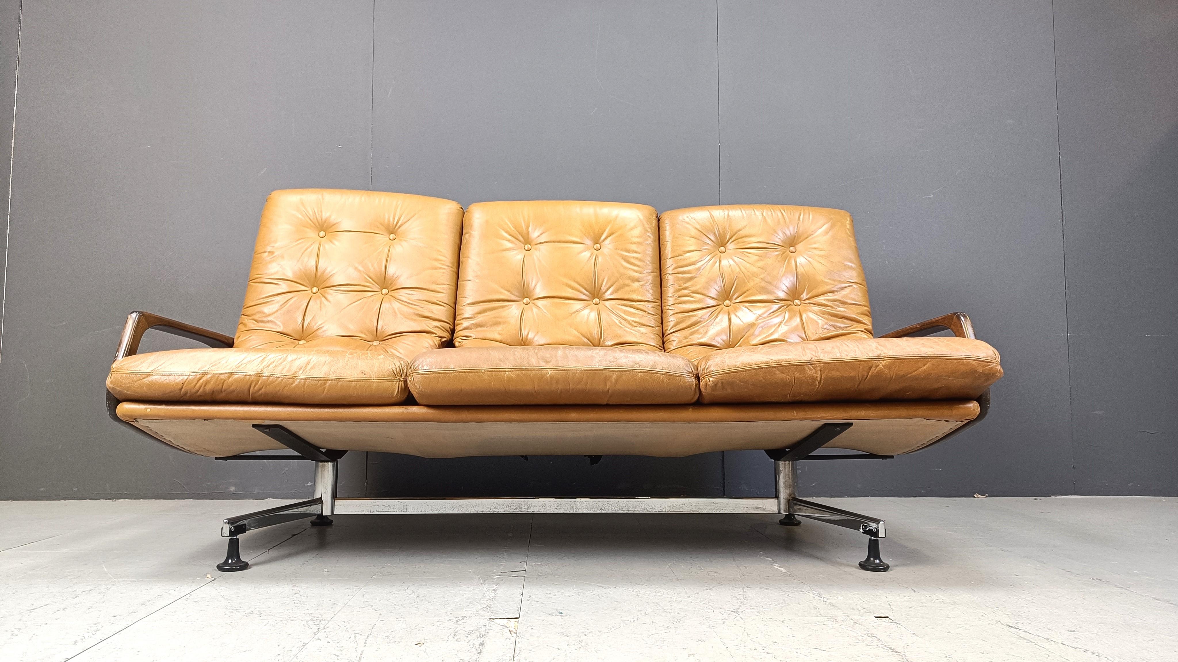 German Mid century sofa by Eugen Schmidt for Soloform, 1960s