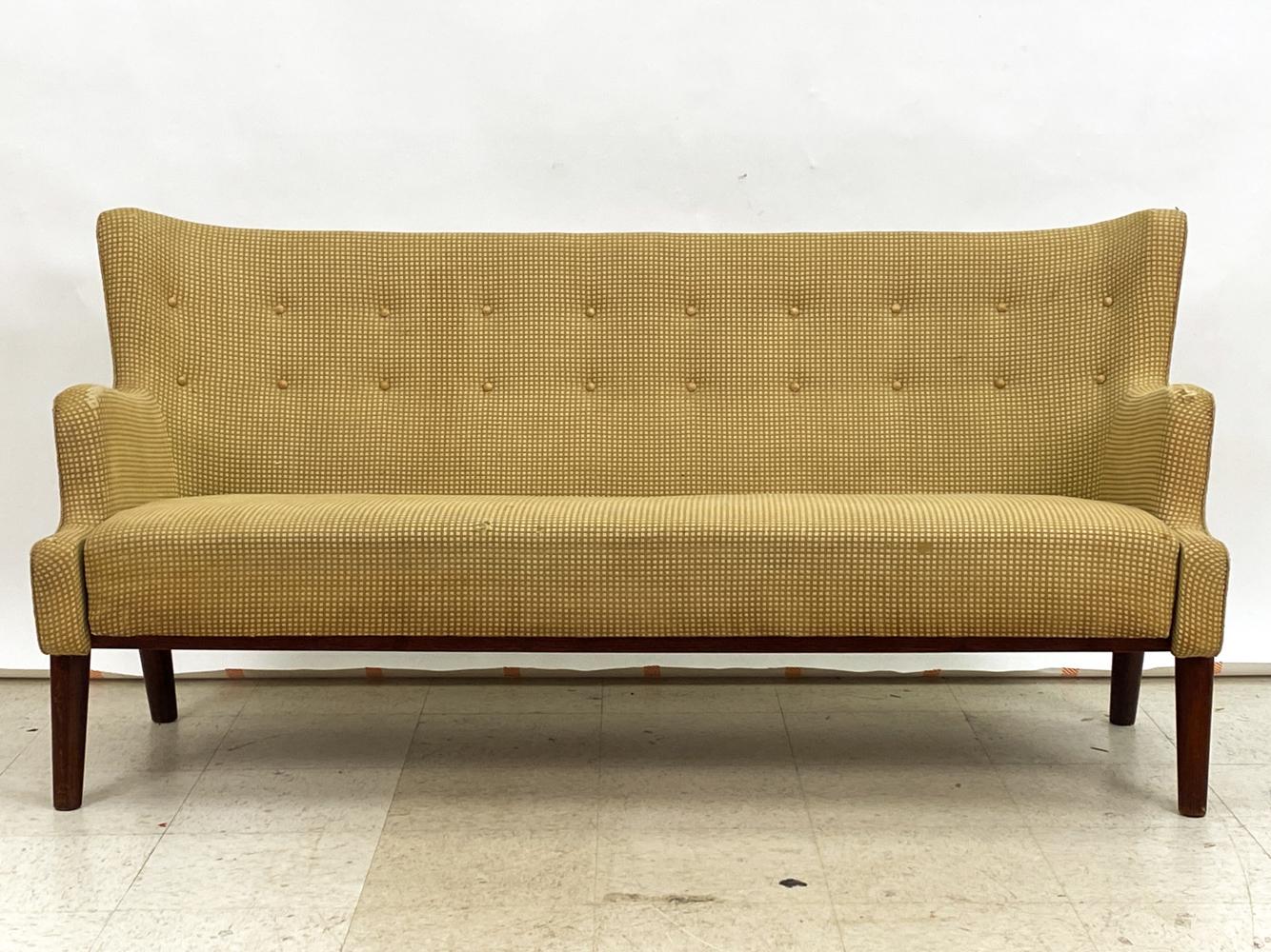 Mid-Century Sofa by Eva and Nils Koppel for Slagelse Møbelværk, Denmark, 1950’s In Good Condition For Sale In Norwalk, CT