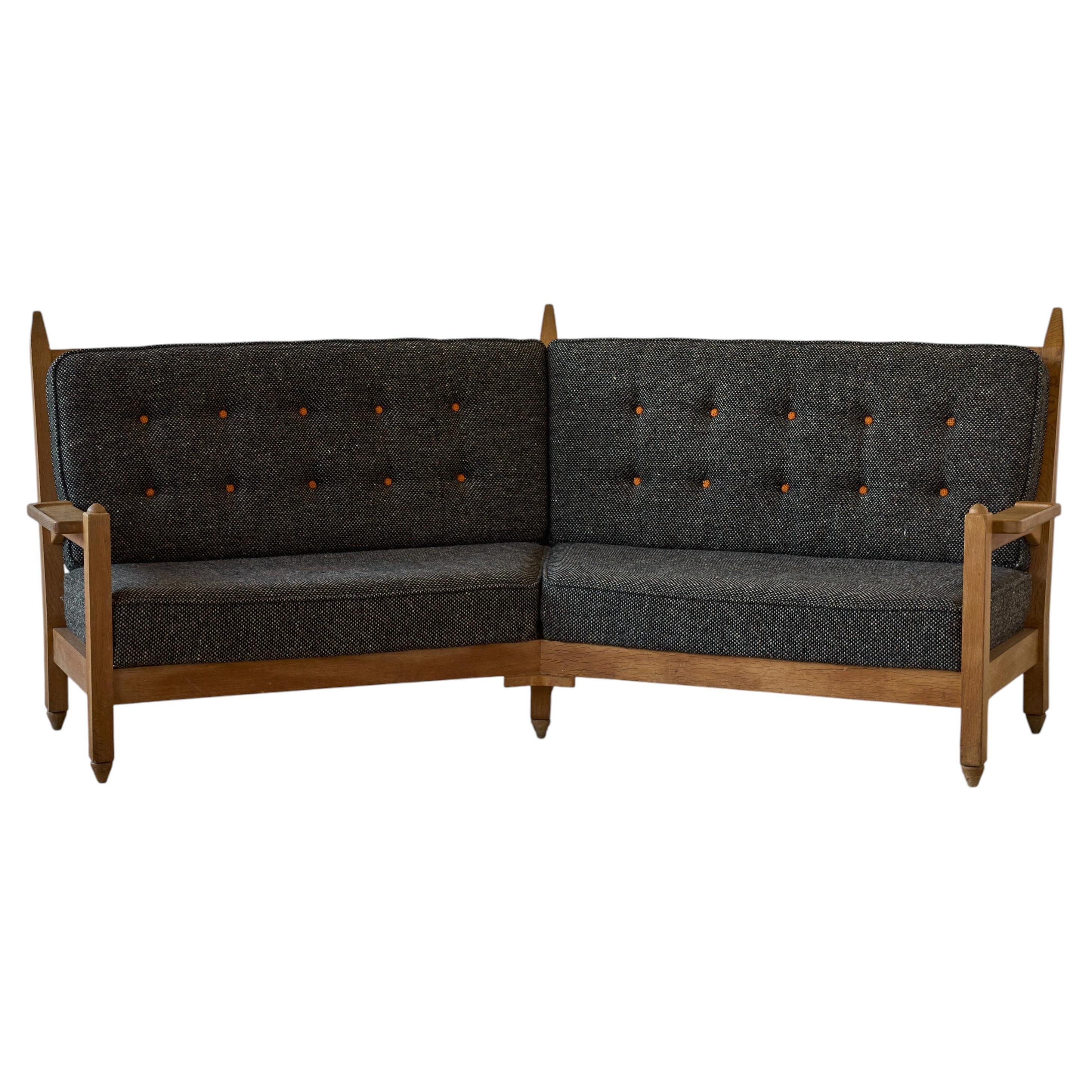 Mid-Century Sofa by Guillerme & Chambron for Votre Maison