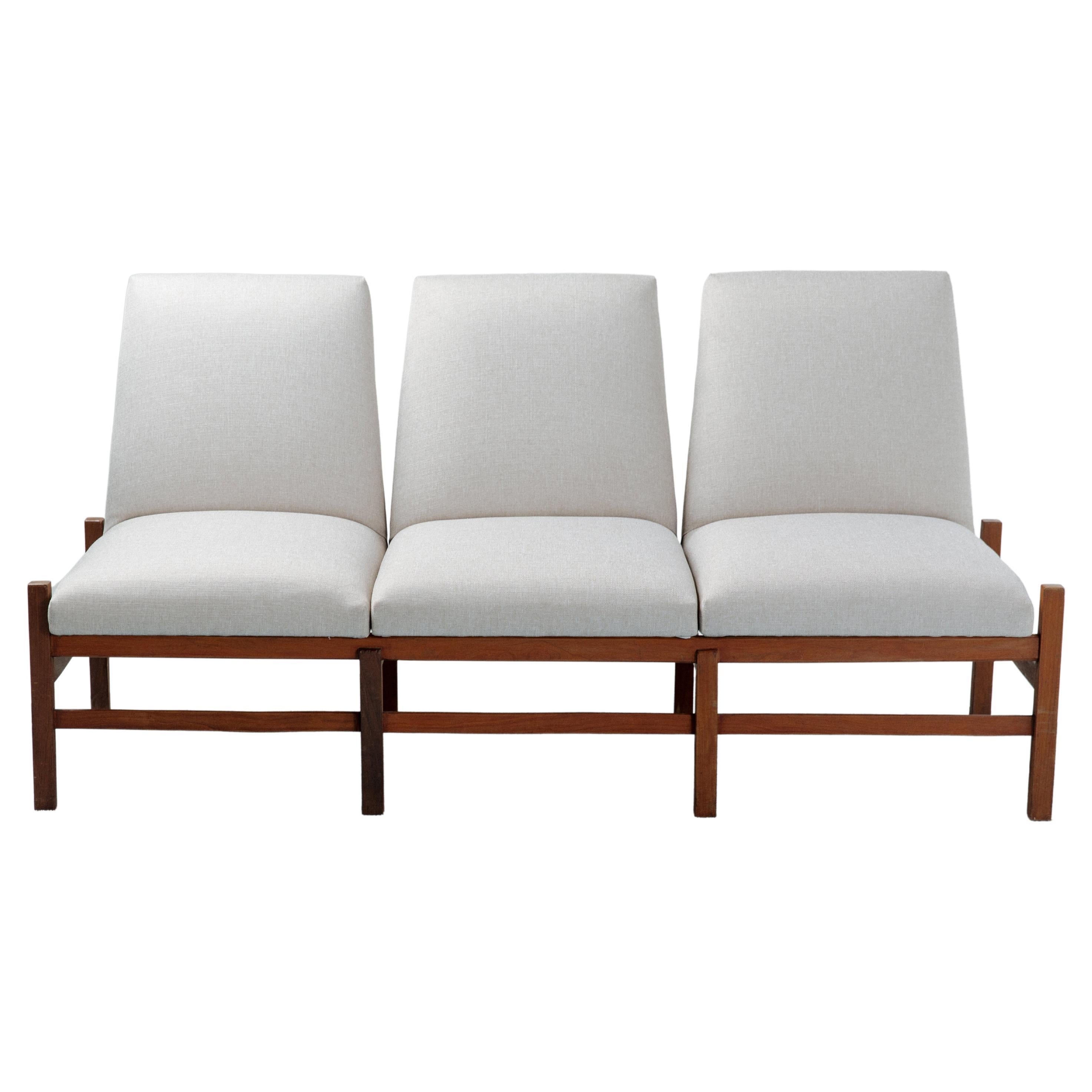 Mid-Century Sofa by Liceu de Artes e Oficios For Sale