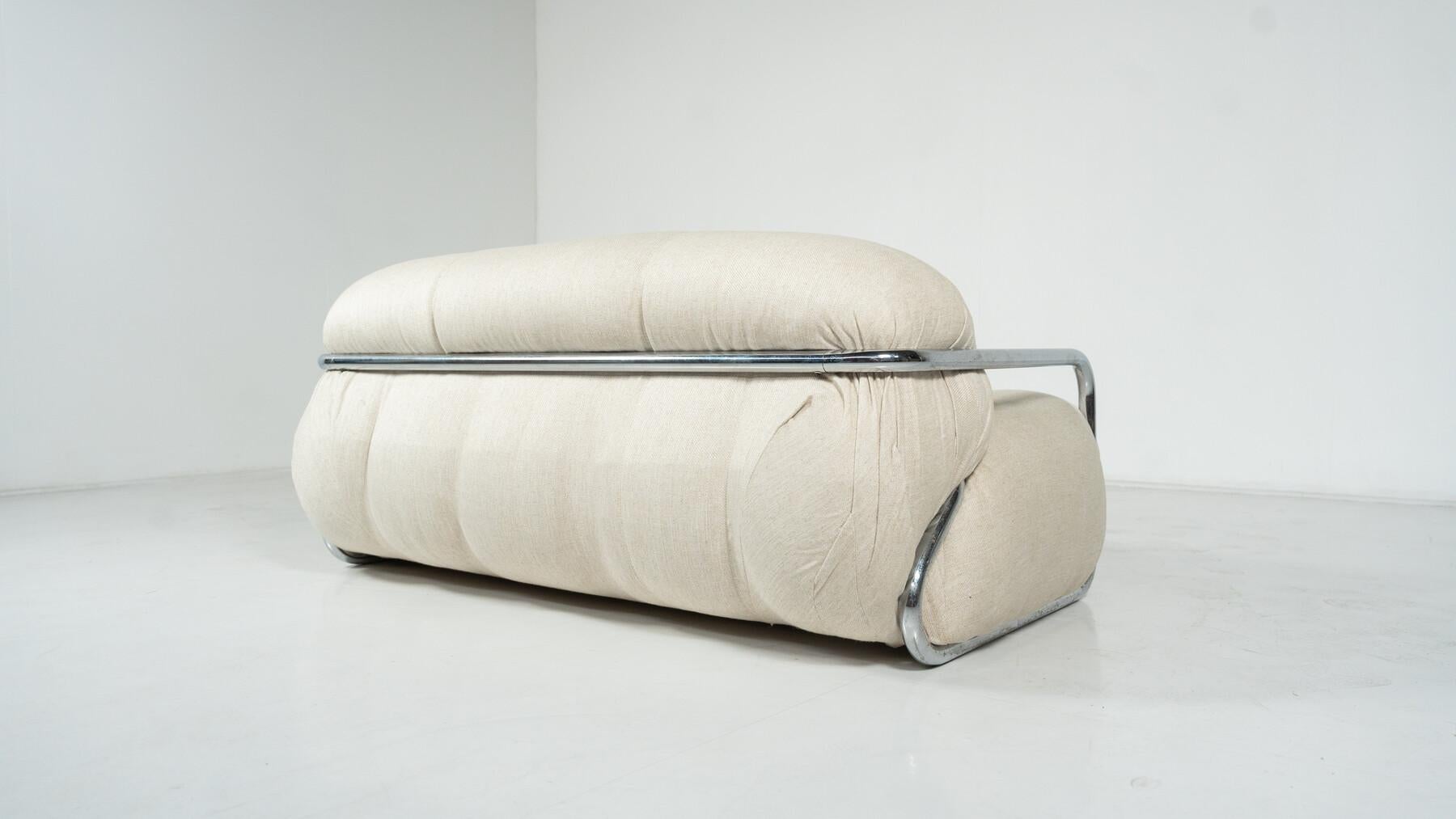 Canapé du milieu du siècle par Mario Sabot, Italie,1970 - New Upholstery

Paire de fauteuils disponible dans une liste séparée. 
