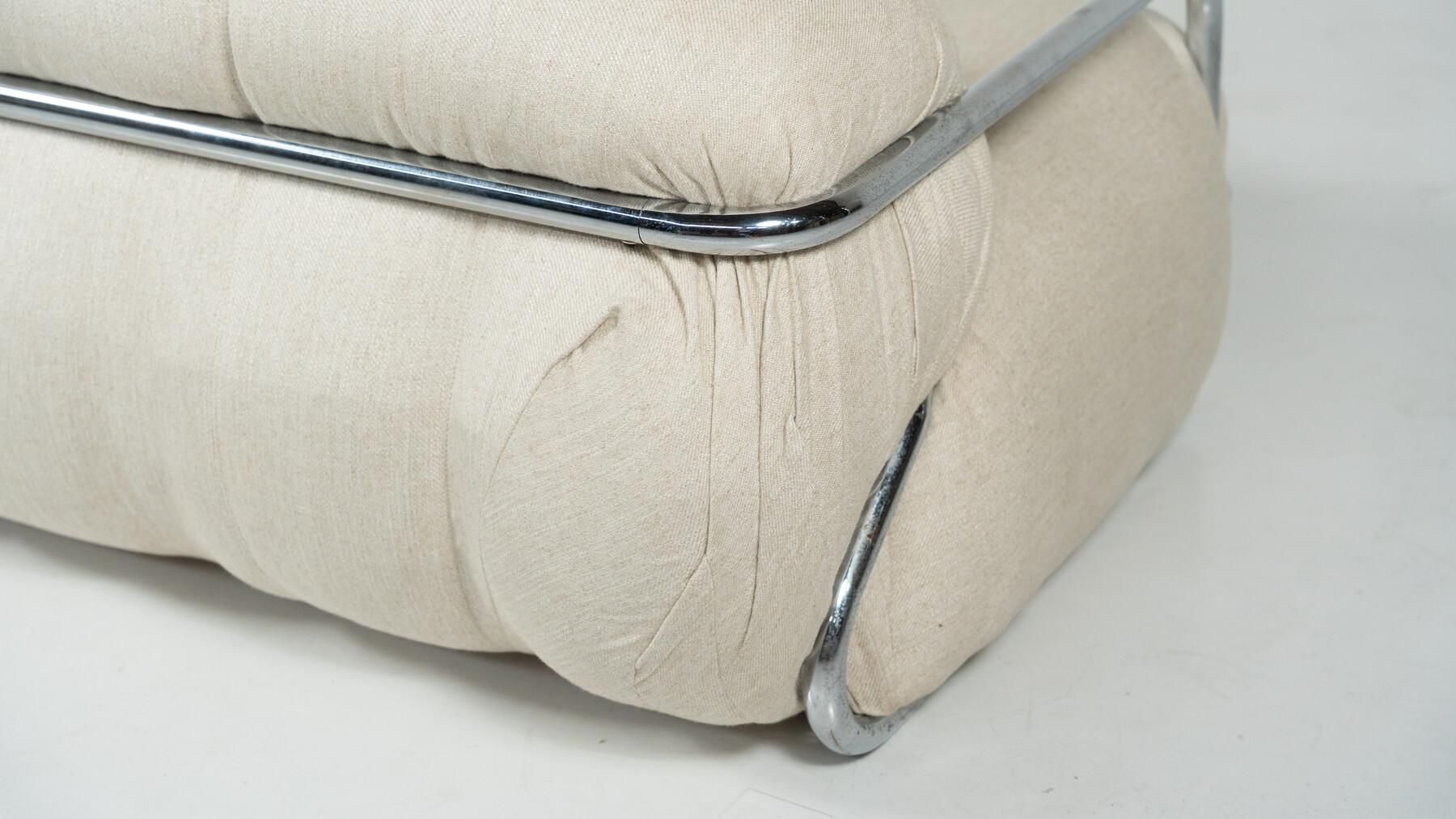 Mid-Century Modern Canapé du milieu du siècle par Mario Sabot, Italie, 1970 - New Upholstery en vente