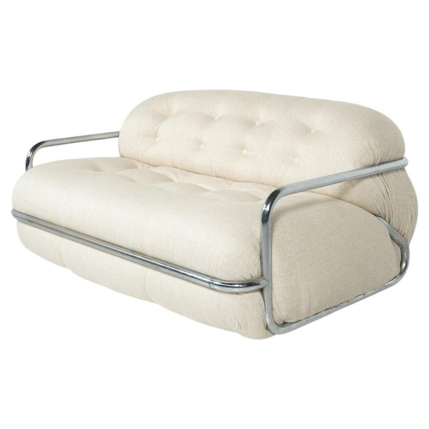 Mid-Century Sofa von Mario Sabot, Italien, 1970er Jahre - Neue Polsterung