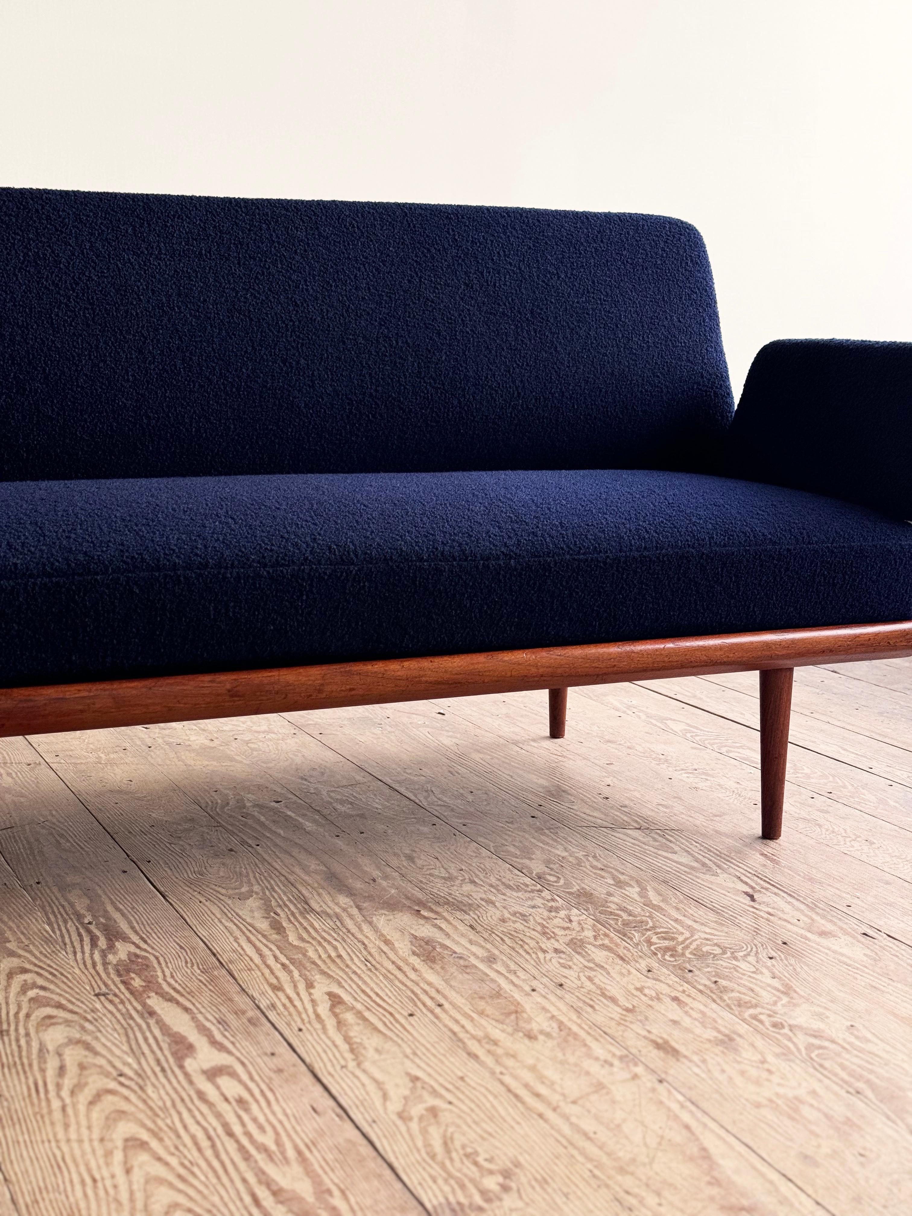 Divano di metà secolo, Daybed Minerva di Peter Hvidt & Orla Mølgaard-Nielsen, anni '50 in vendita 3