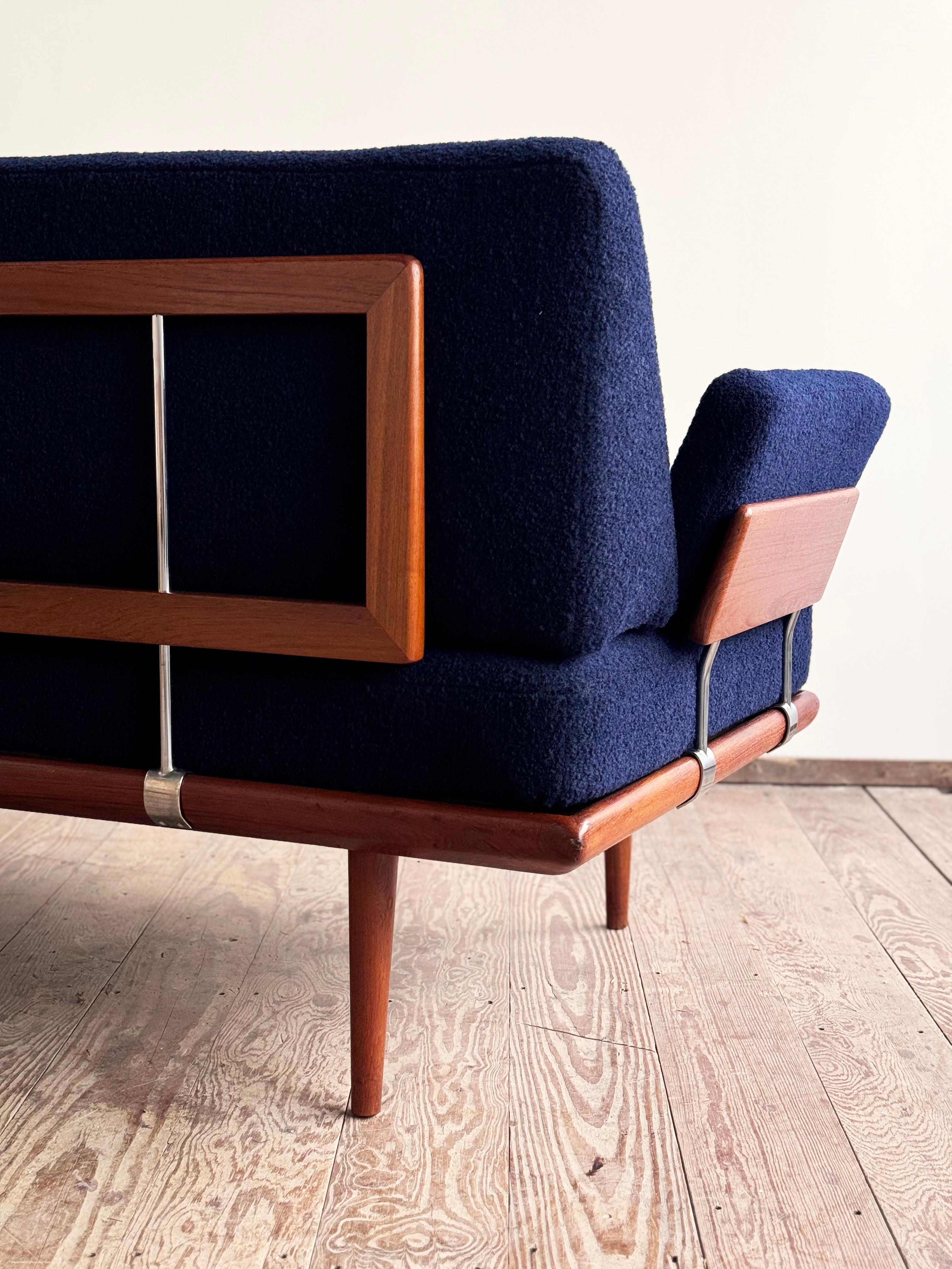Divano di metà secolo, Daybed Minerva di Peter Hvidt & Orla Mølgaard-Nielsen, anni '50 in vendita 8