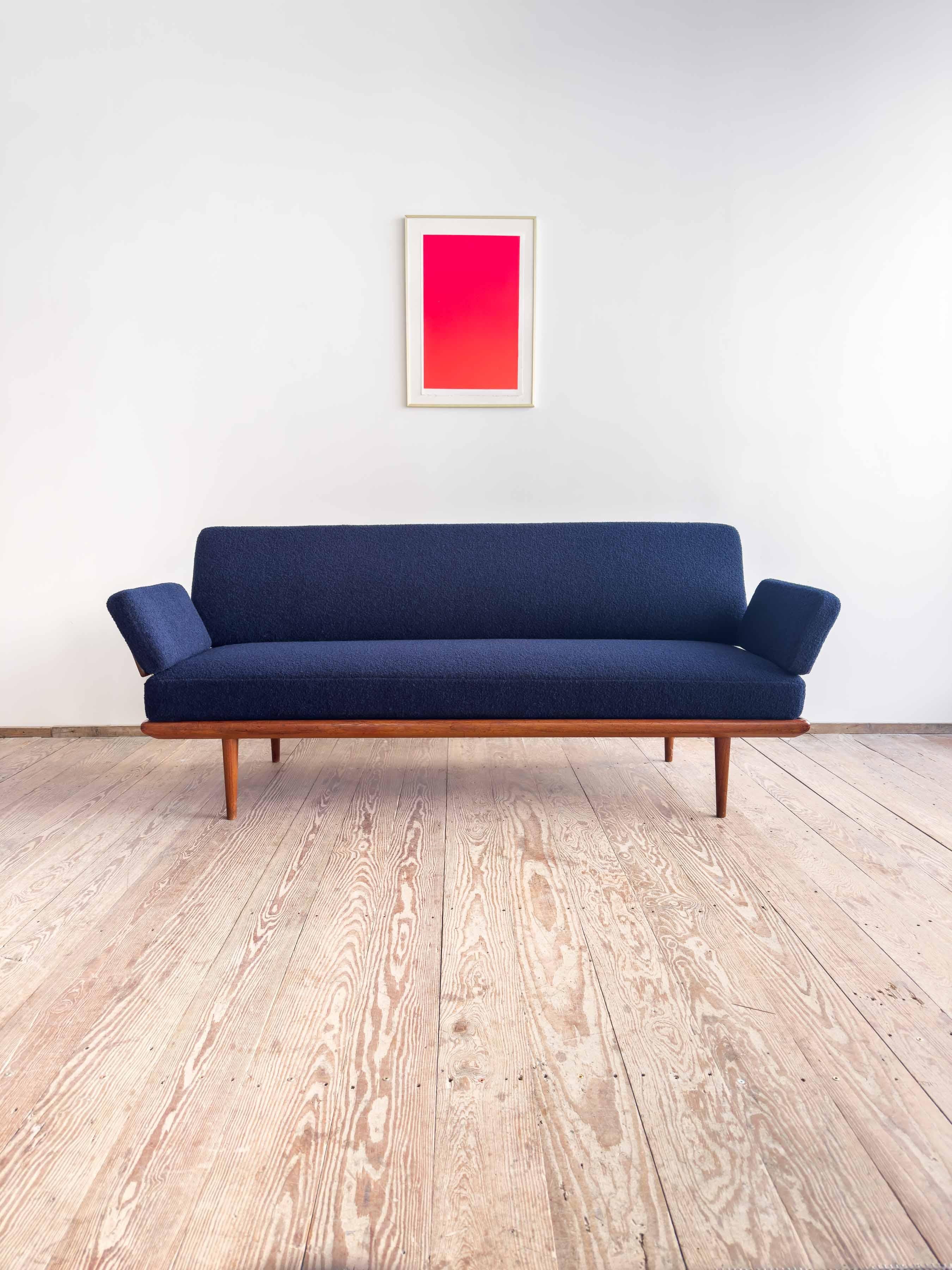 Mid-Century moderno Divano di metà secolo, Daybed Minerva di Peter Hvidt & Orla Mølgaard-Nielsen, anni '50 in vendita