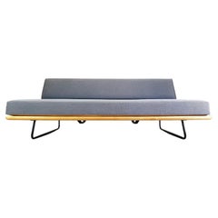 Vintage Mid Century Sofa Daybed Rolf Grunow Couch Knoll Beech