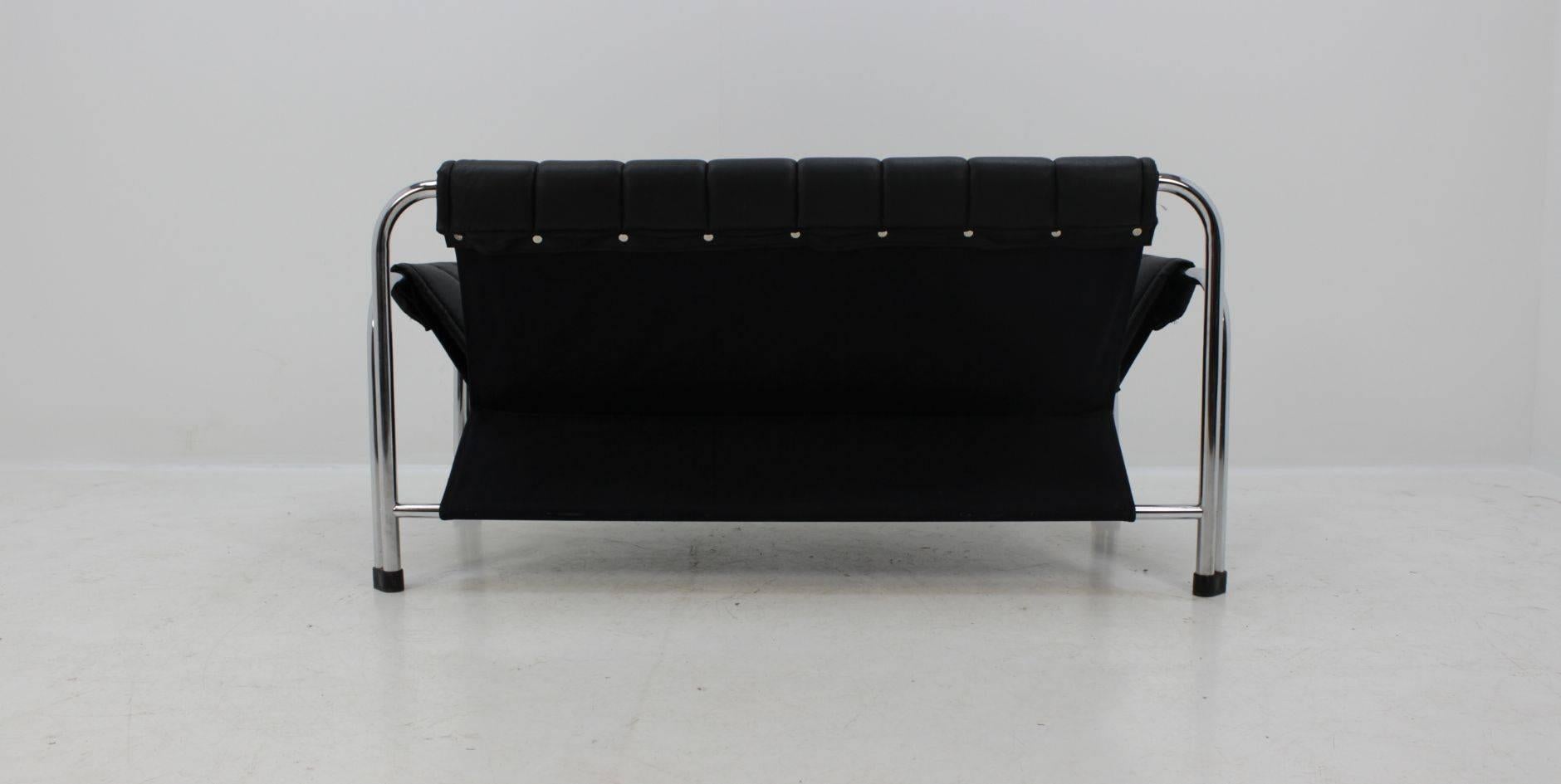 Metal Midcentury Sofa Designed Viliam Chlebo, 1970s