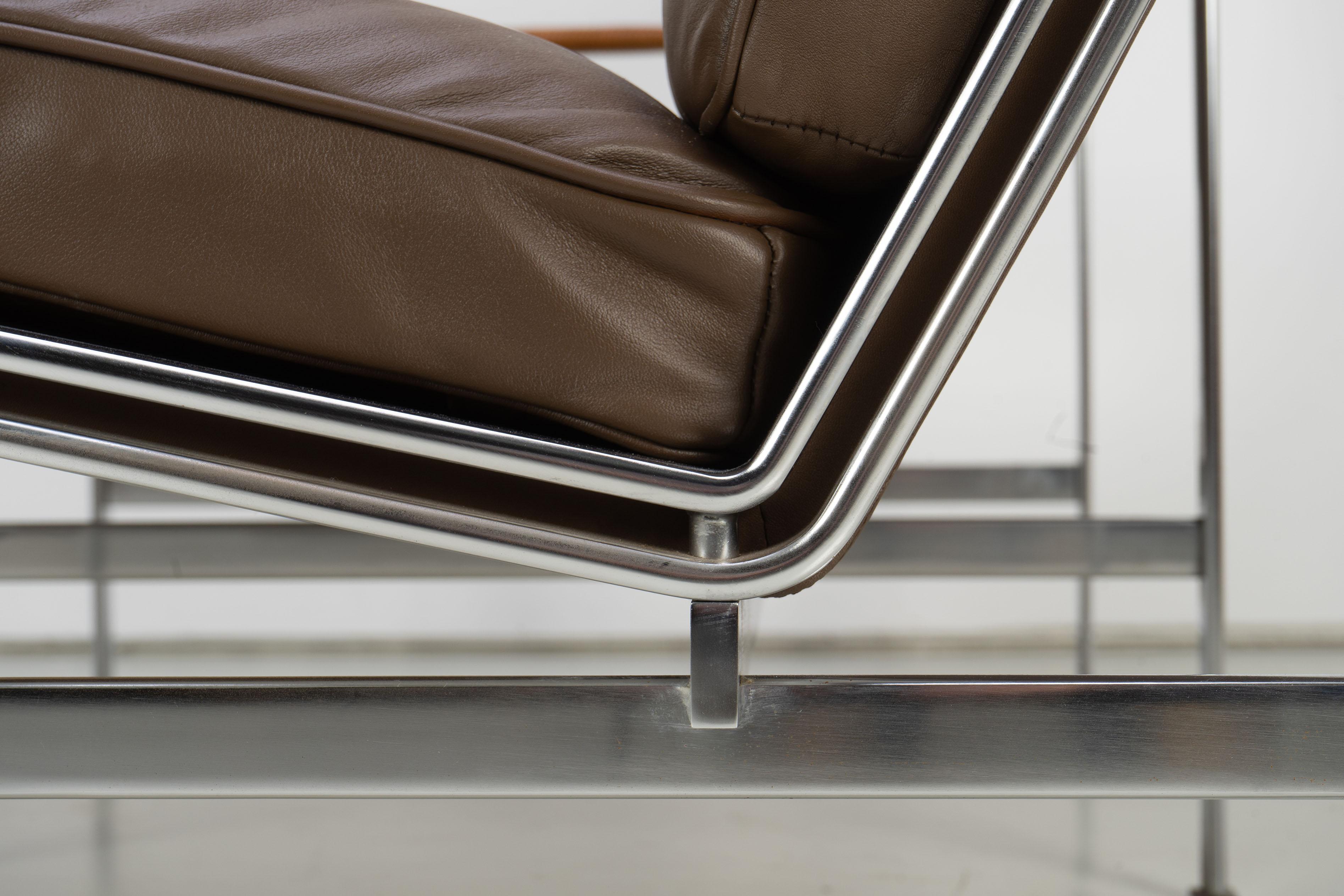 Mid-Century Sofa FK 6720 by Fabricius & Kastholm Brown Leather 2