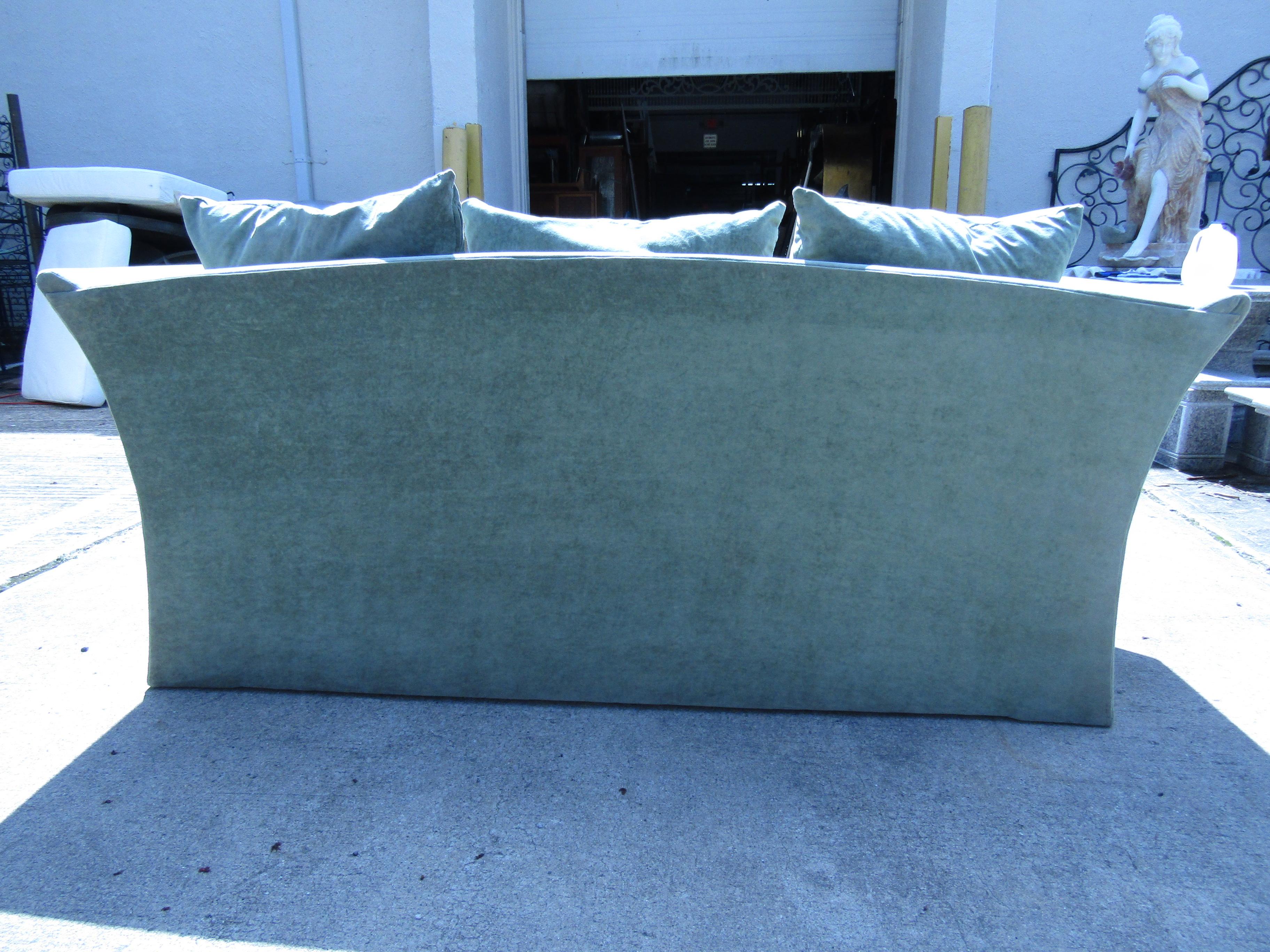 Upholstery Mid-Century Sofa in the Style of Adrian Pearsall