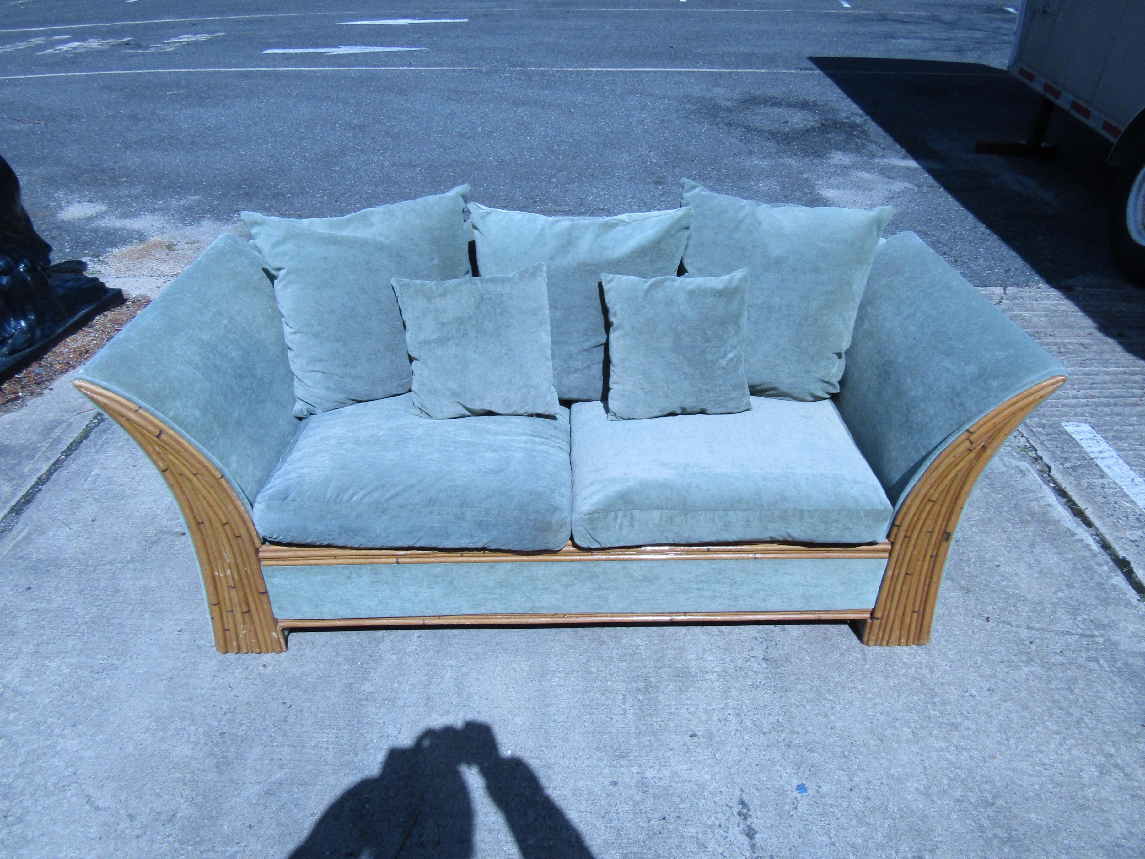 Mid-Century Sofa in the Style of Adrian Pearsall 1