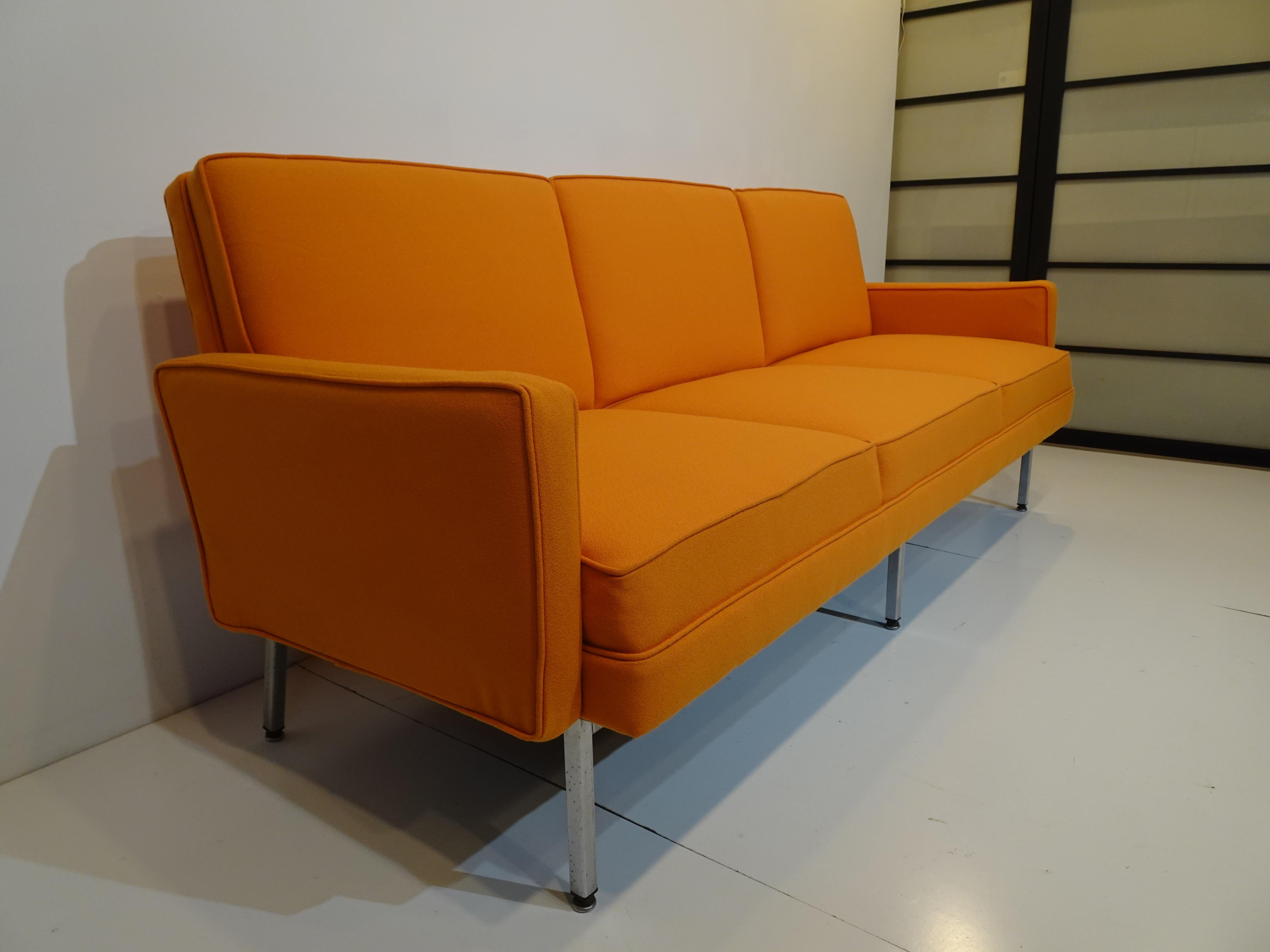 American Mid Century Sofa in the Style of George Nelson