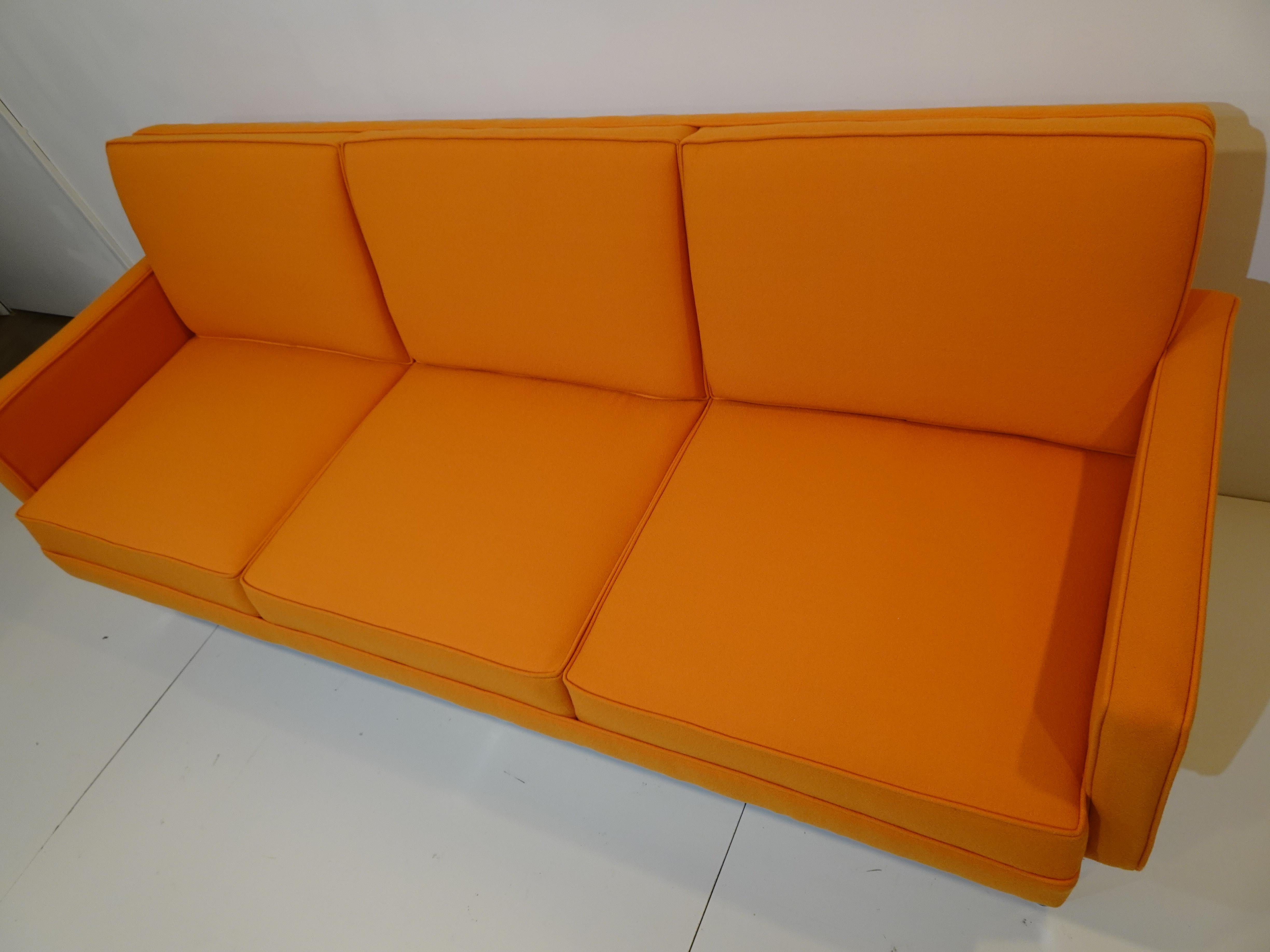 20th Century Mid Century Sofa in the Style of George Nelson