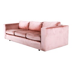 Mid Century Sofa Milo Baughman Style Jack Lenore Larsen Upholstery