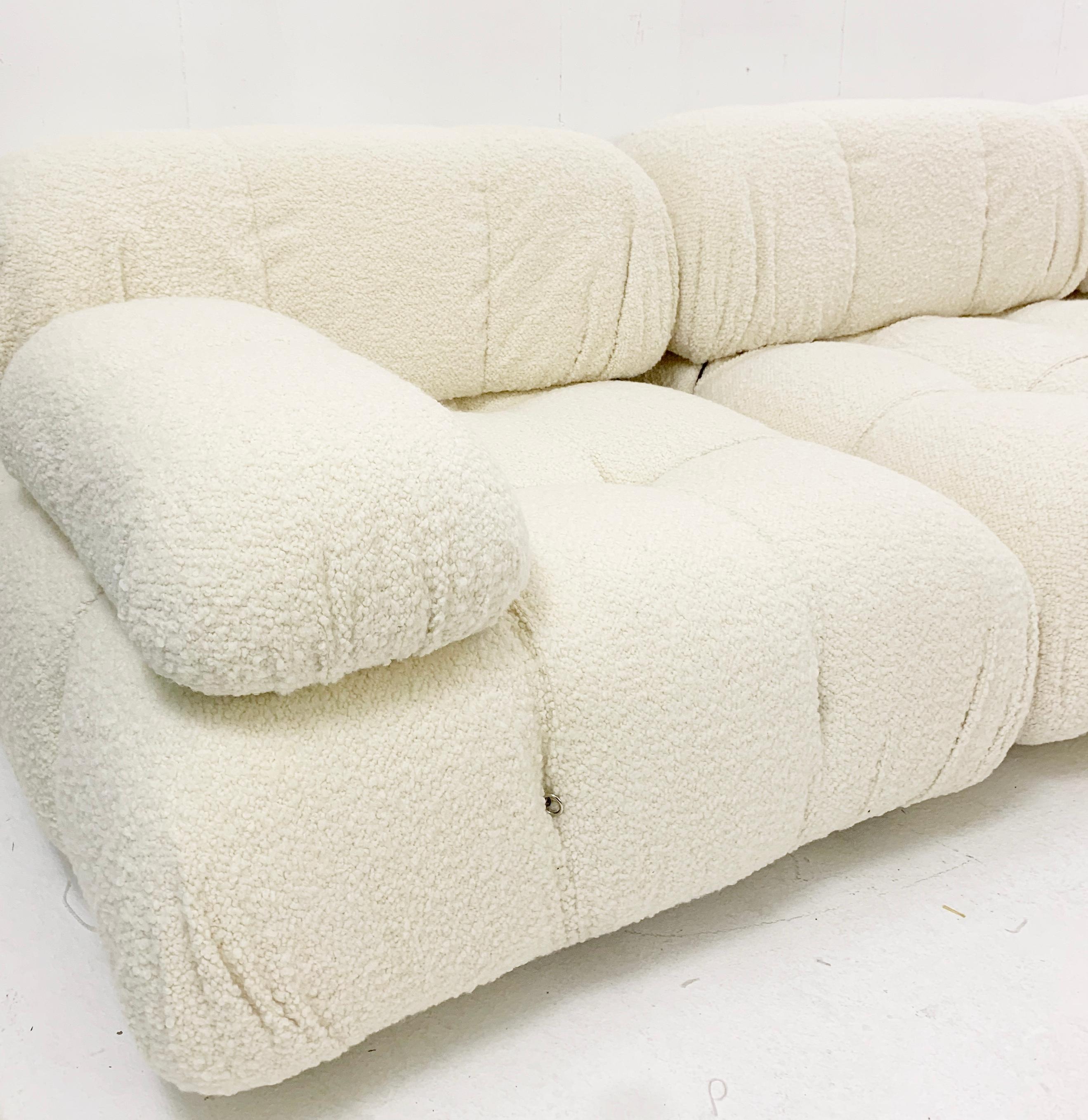 Textile Mid-Century Sofa Model Camaleonda by Mario Bellini for B&B Italia, 1970s