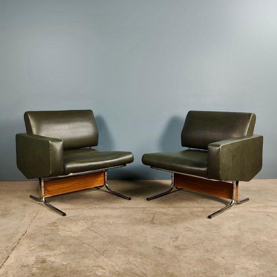 Mid-Century Modern Mid Century Sofa Or Chairs ‘Caracas’ By Pierre Guariche For Meurop Vintage Retro