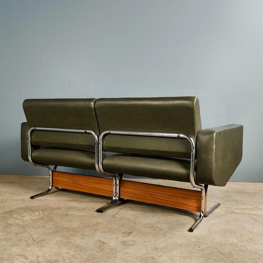 Mid-20th Century Mid Century Sofa Or Chairs ‘Caracas’ By Pierre Guariche For Meurop Vintage Retro