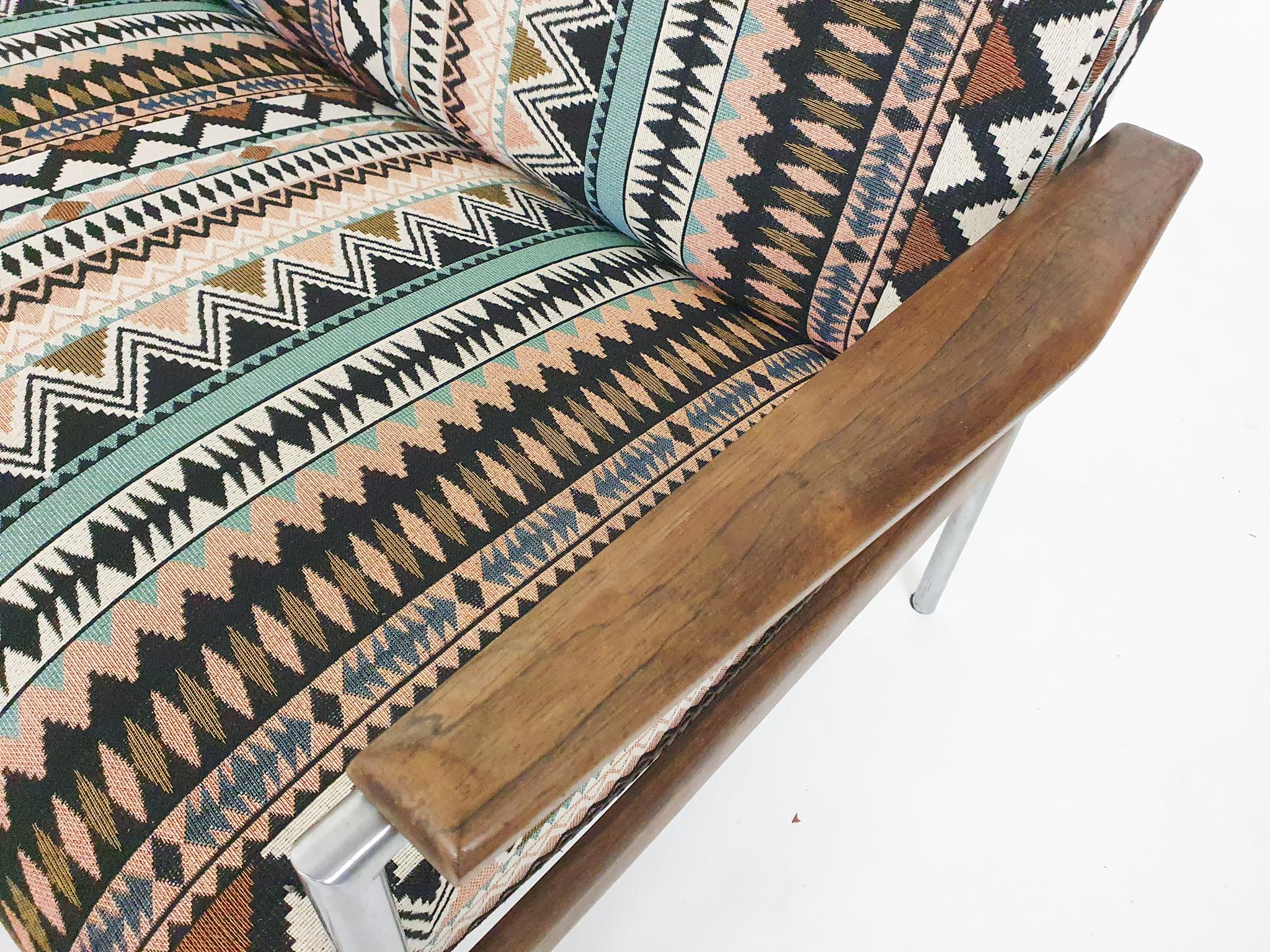 Metal Mid-Century Sofa, the Netherlands 1960's For Sale