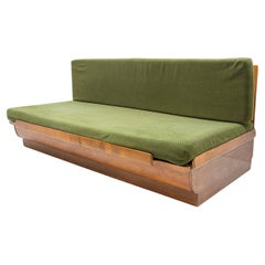 Mid Century Sofabed in Walnut by Jindrich Halabala for UP Zavody, 1950´s