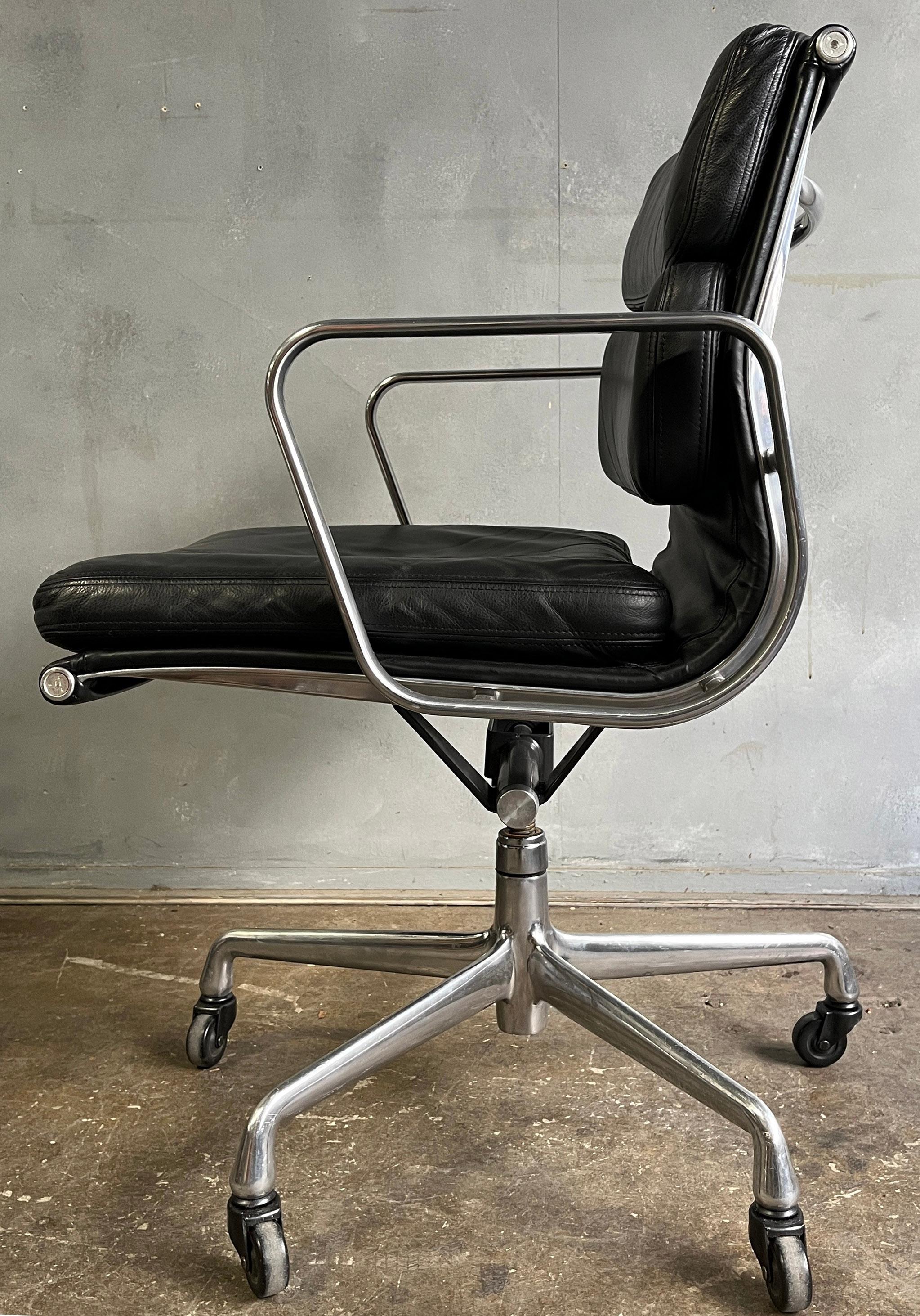 American Midcentury Soft Pad Chair by Eames for Herman Miller