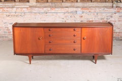 Mid Century Solid Afromosia Sideboard by A. Younger Ltd, England, circa 1960s