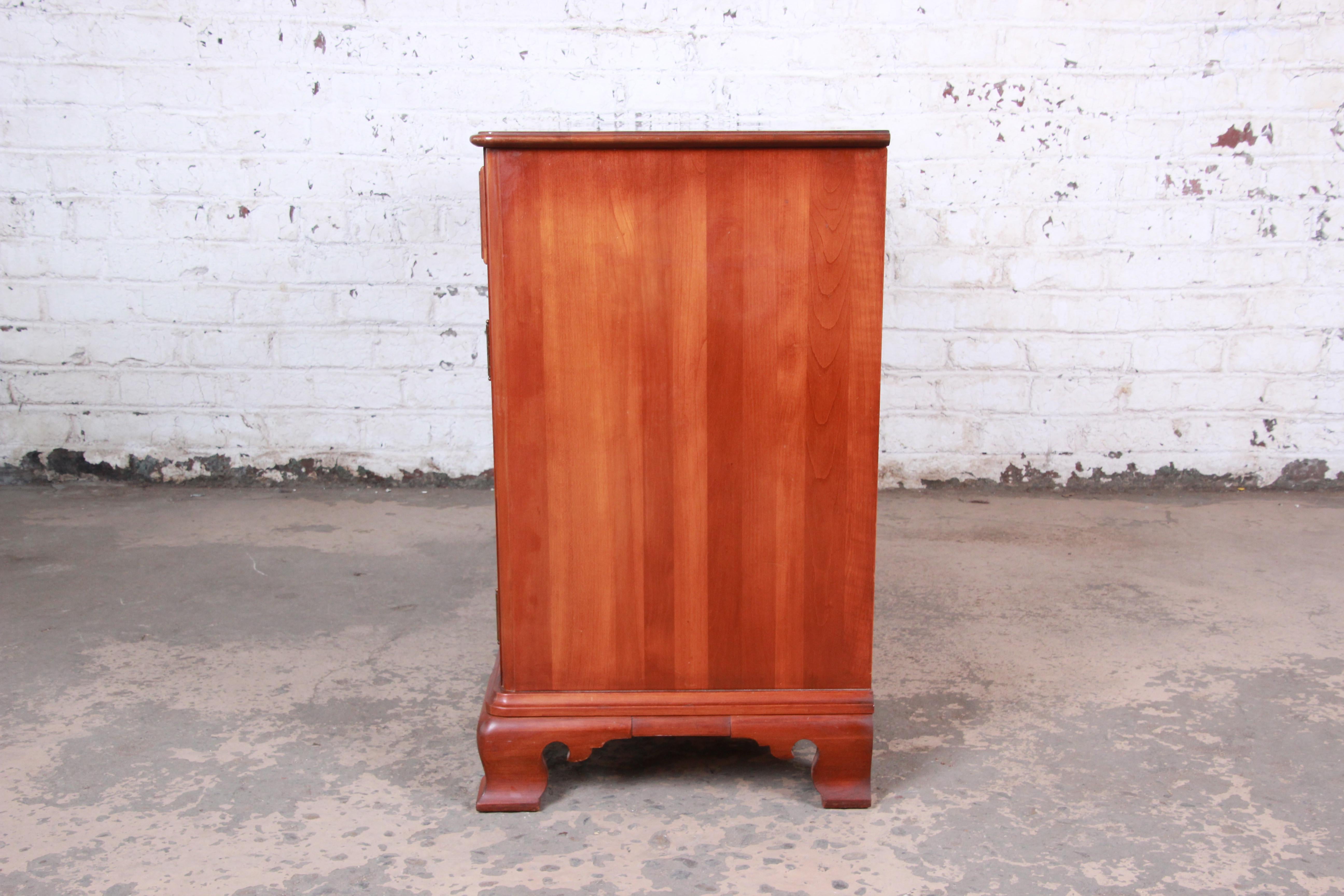 Midcentury Solid Cherrywood Sideboard Credenza by Willet 4