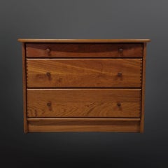 Commode en teck massif du milieu du siècle, Danemark 1970