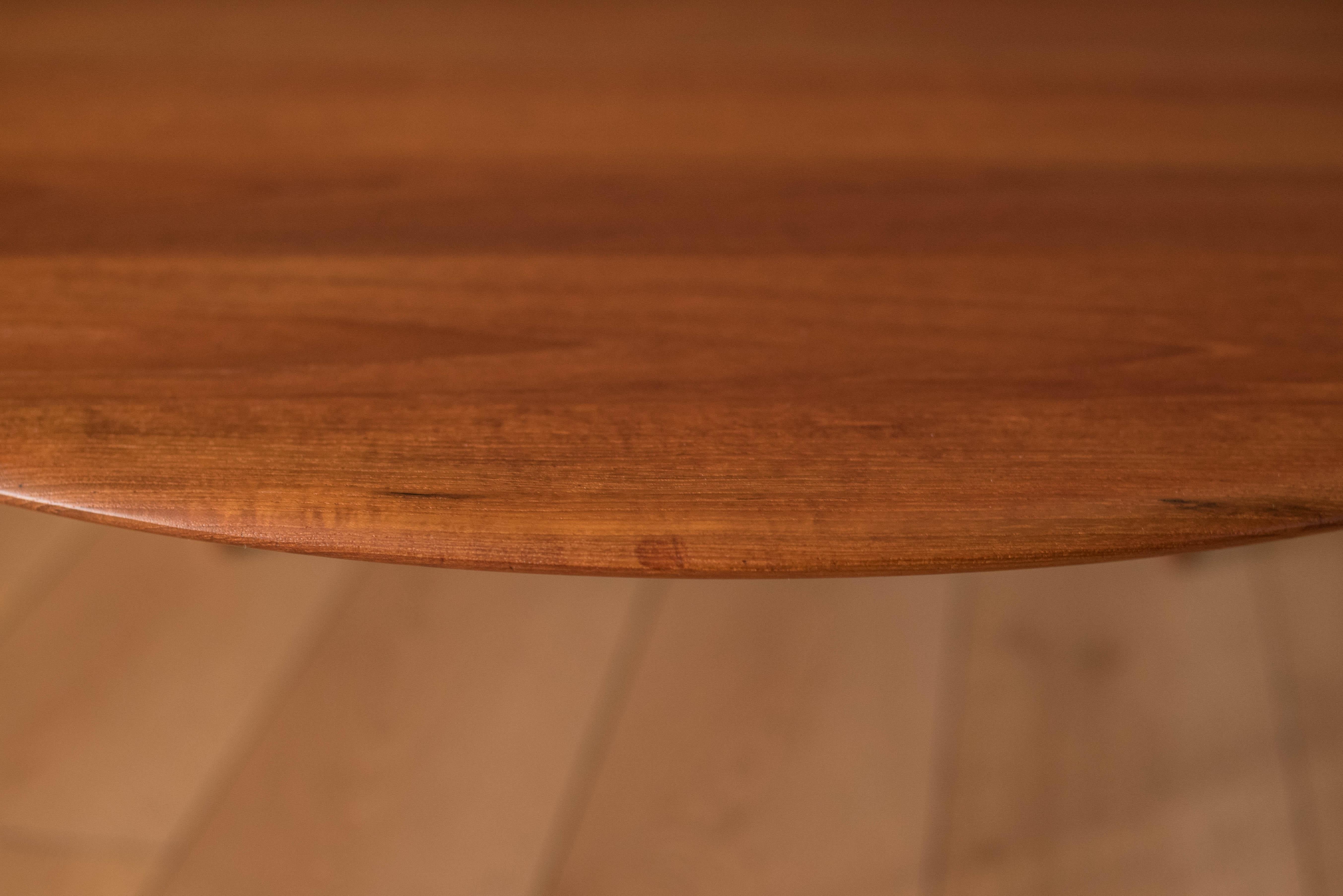 Mid Century Solid Teak Coffee Table by Peter Hvidt & Orla Molgaard Nielsen 5