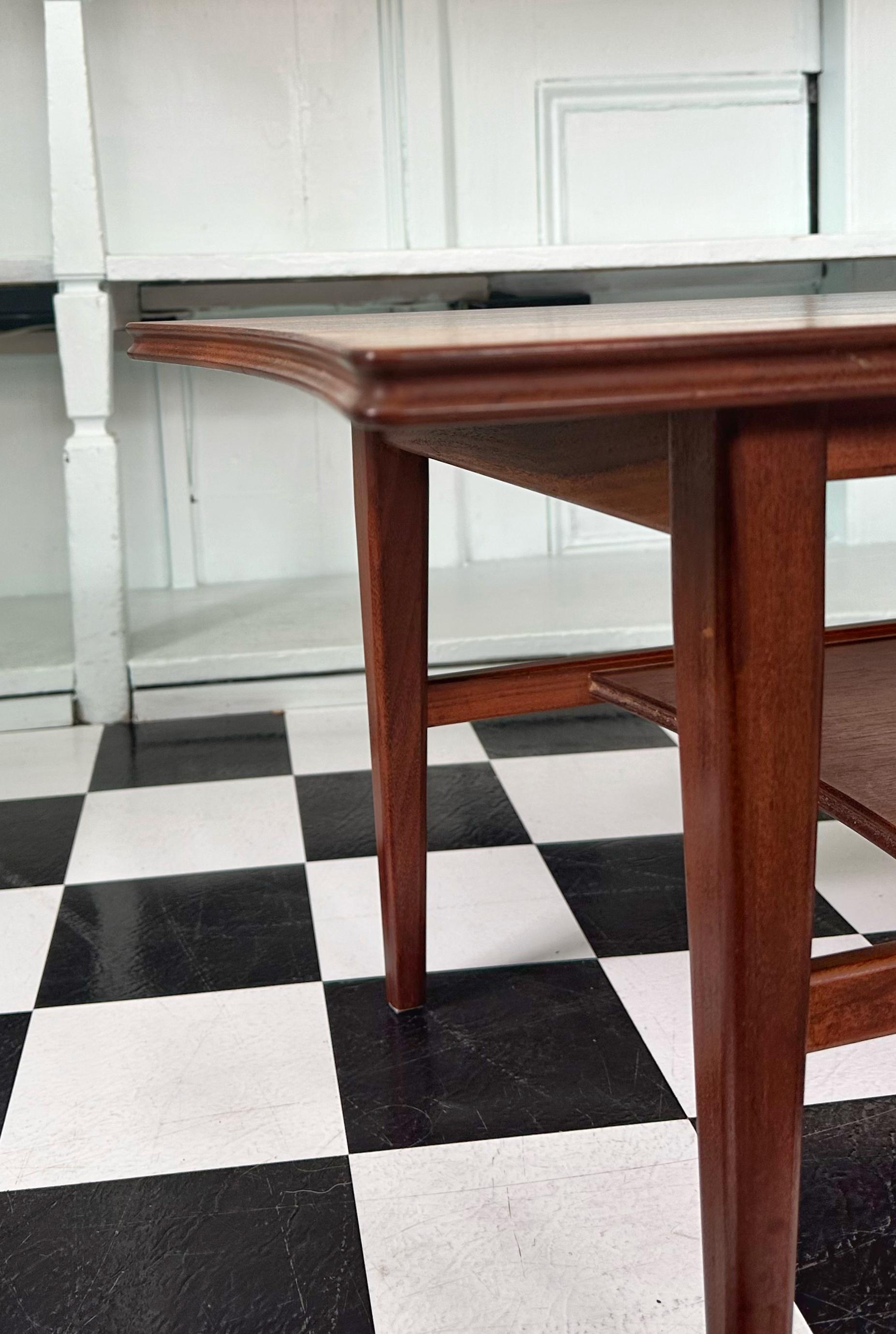 Mid-Century Solid Teak Coffee Table by Richard Hornby For Fyne Ladye 1