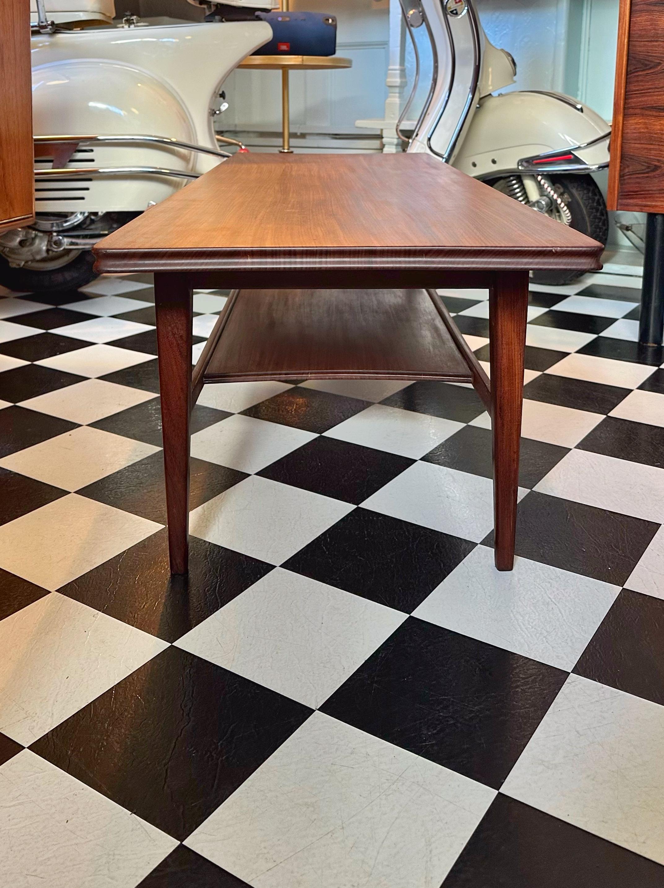 20th Century Mid-Century Solid Teak Coffee Table by Richard Hornby For Fyne Ladye For Sale