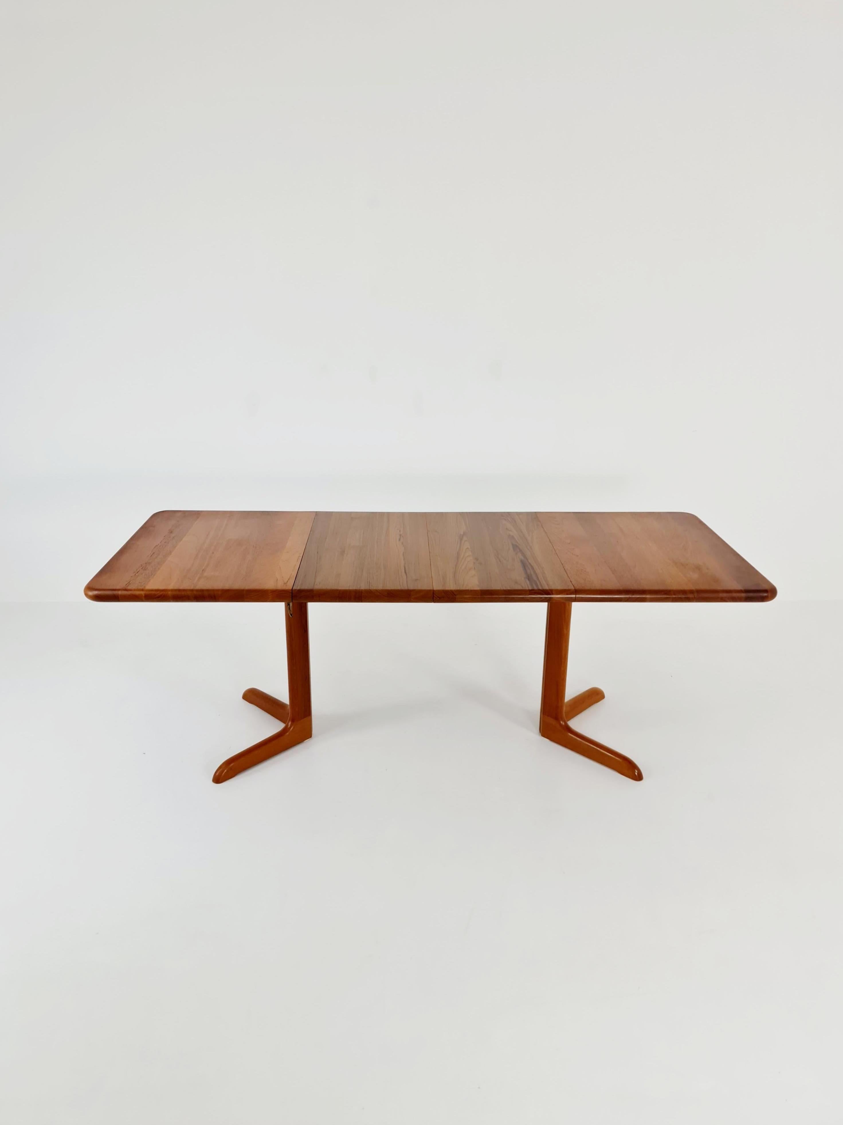 Late 20th Century MId Century solid teak Dining Table by Gudme Møbelfabrik, 1970s