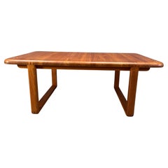 Mid century solid teak scandinavian coffee table, 1970s