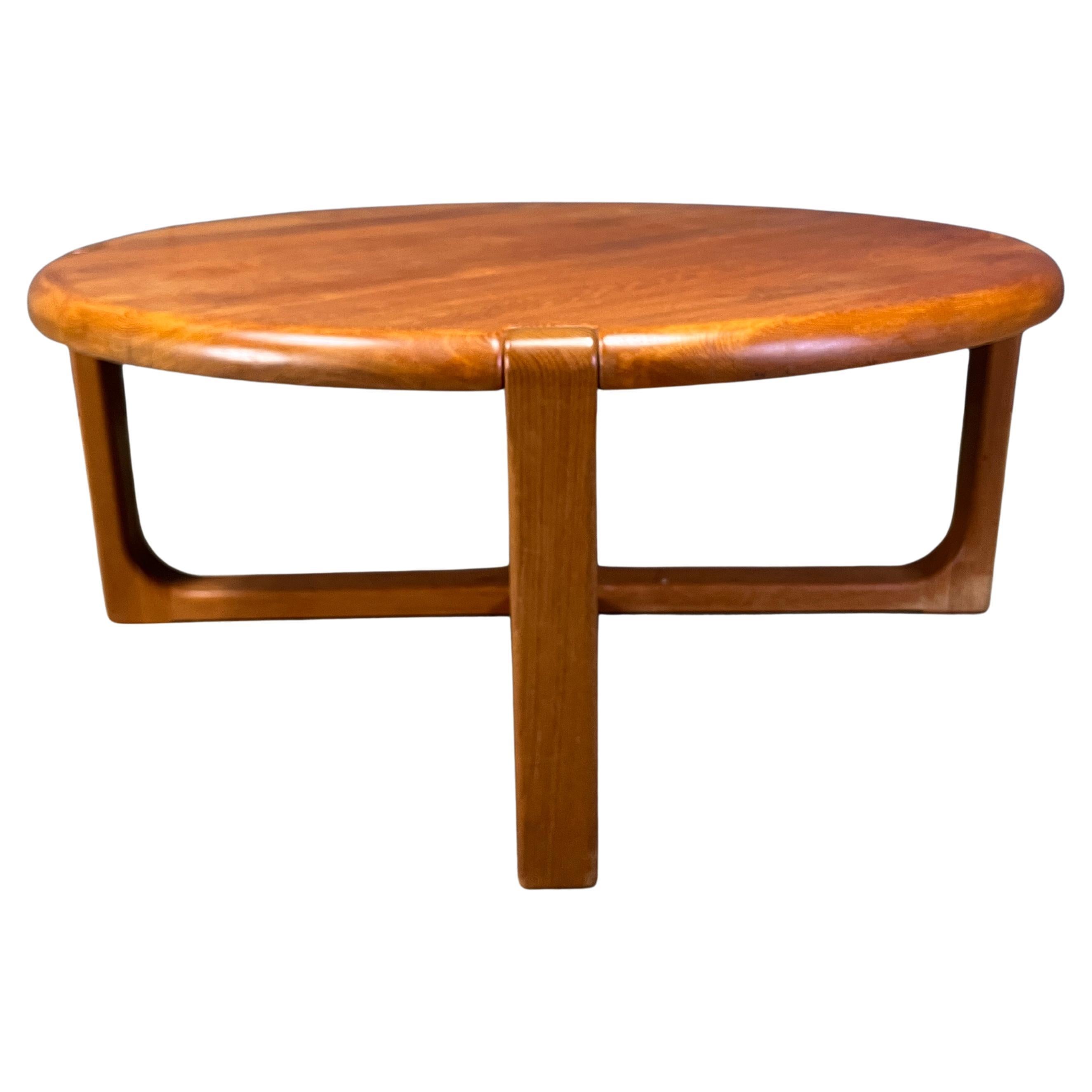Mid century solid teak scandinavian coffee table, 1970s