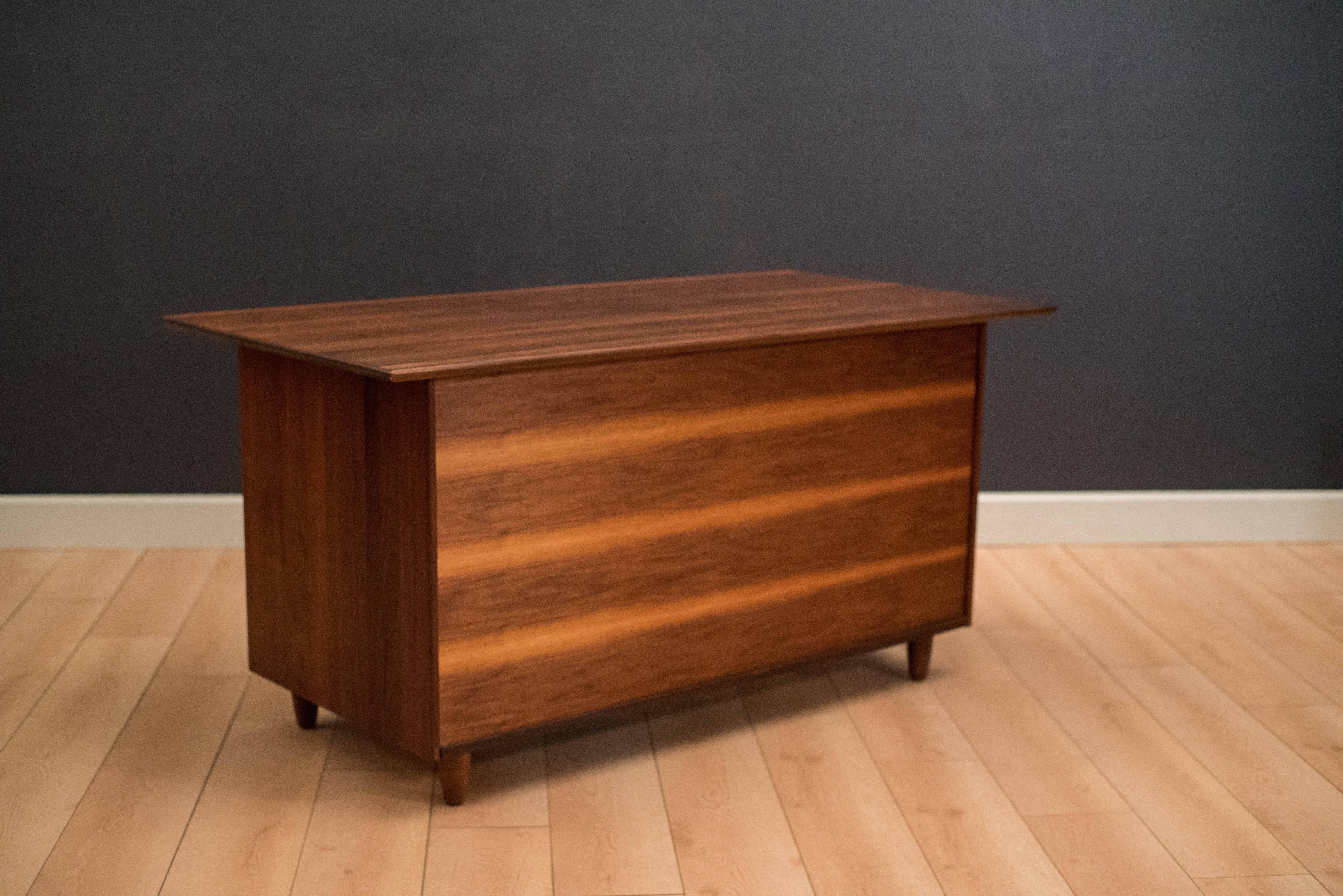 Mid-Century Modern Midcentury Solid Walnut ACE-HI Desk