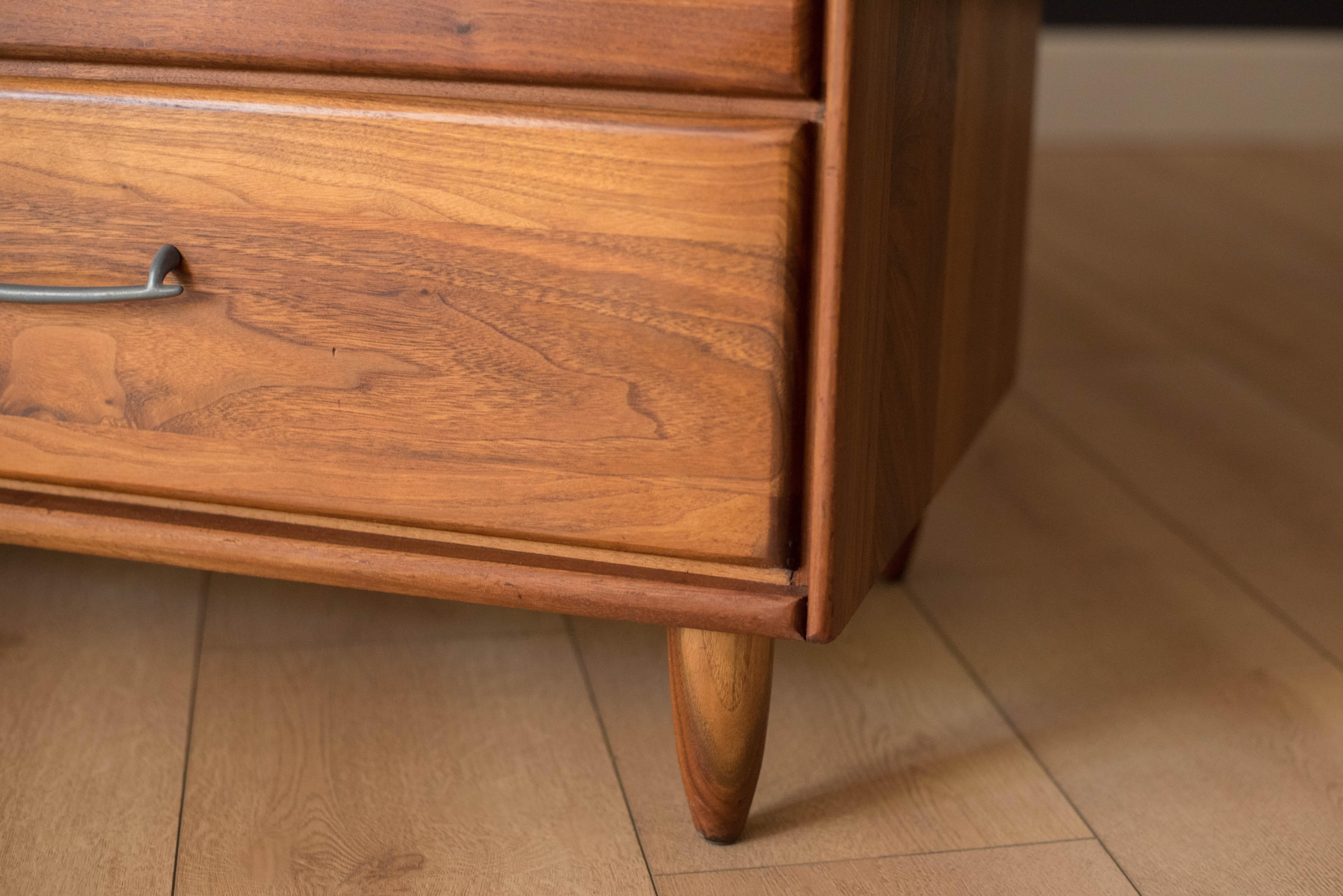 Mid Century Solid Walnut Dresser by Ace-Hi 2