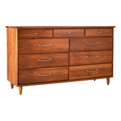 Mid Century Solid Walnut Dresser by Ace-Hi