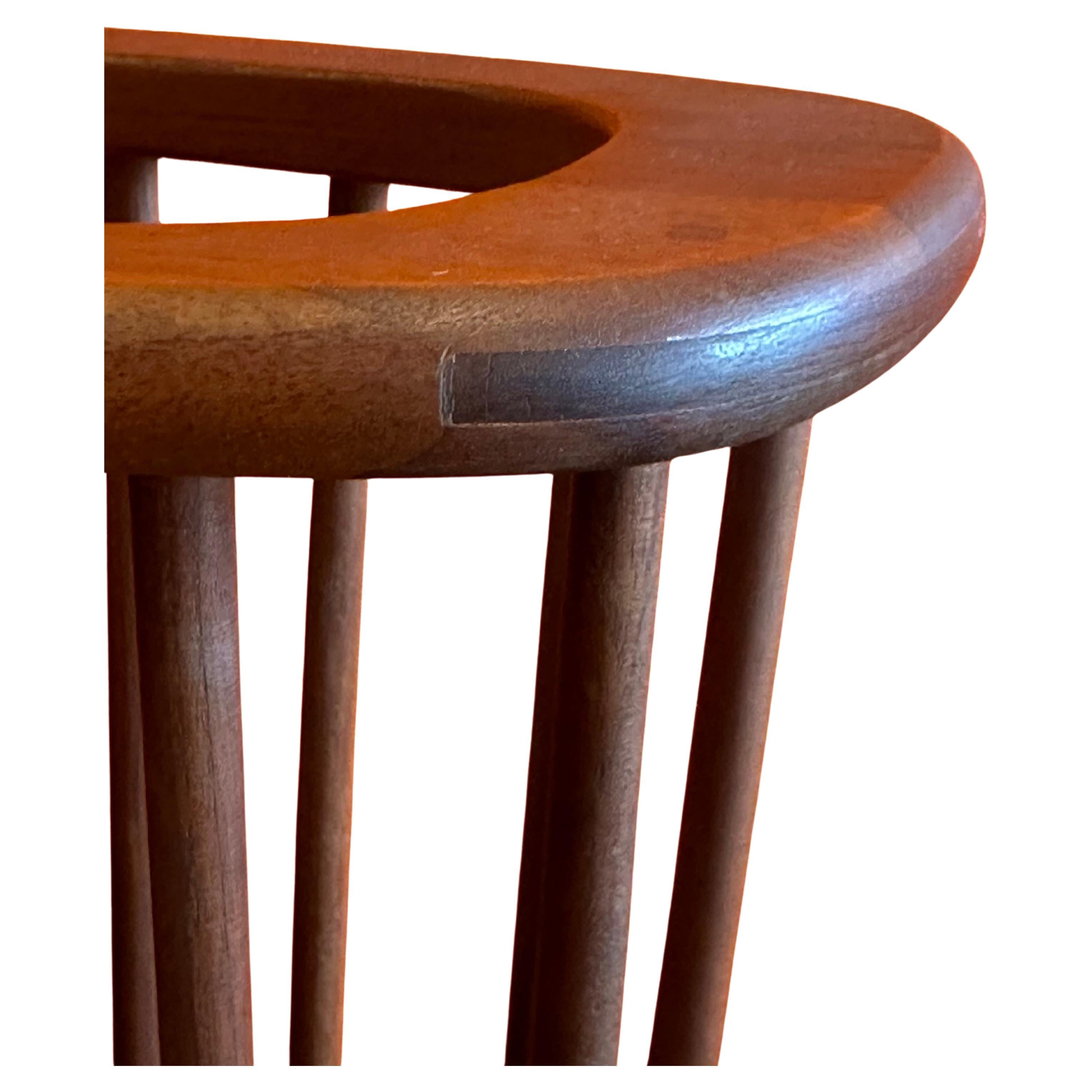 American Mid-Century Solid Walnut Magazine Rack by Arthur Umanoff For Sale