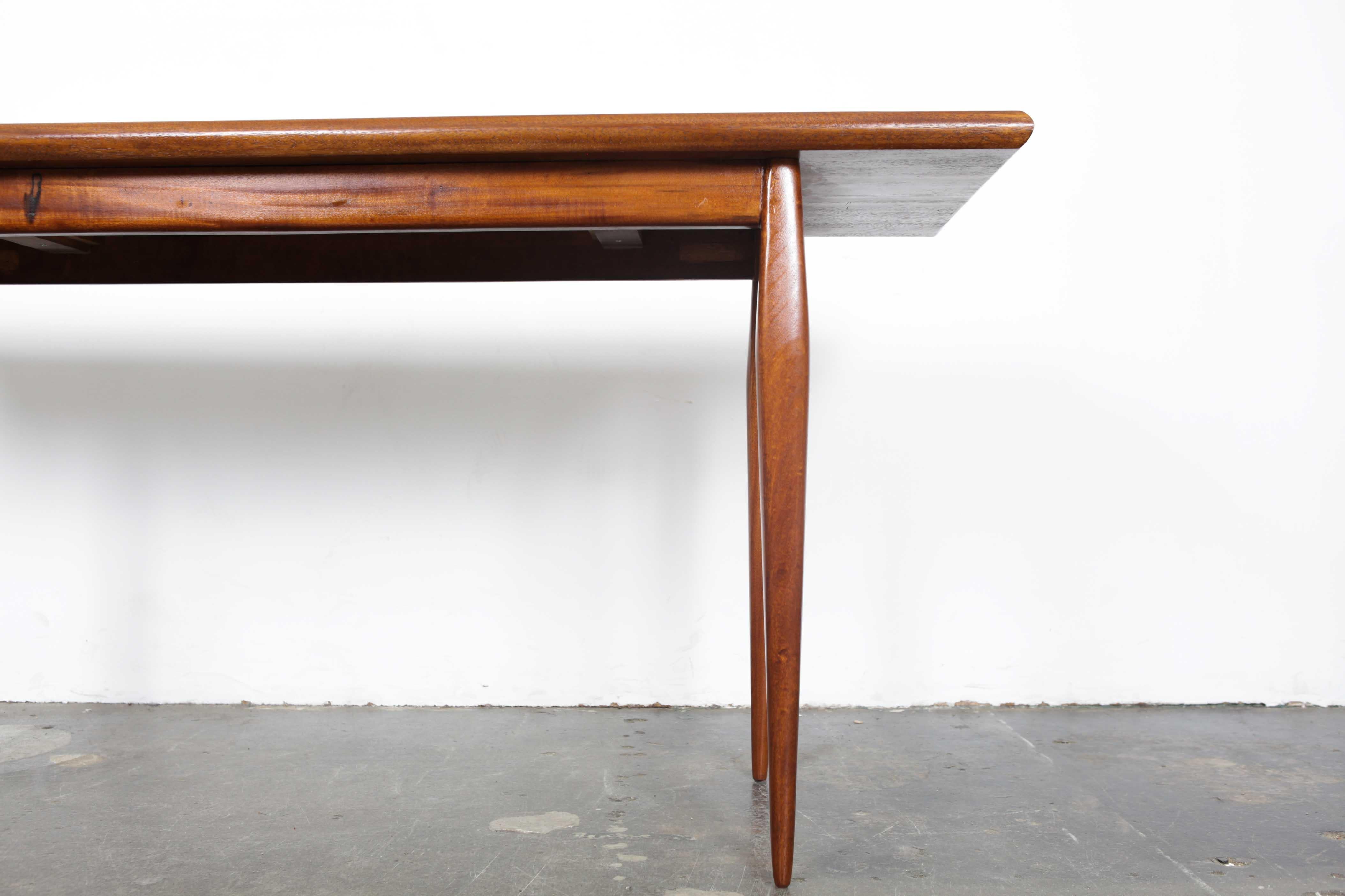 Mid-20th Century  1960s Brazilian Solid Wood Console Table