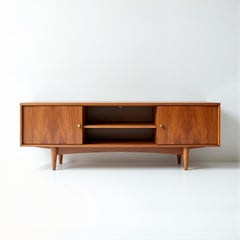 Mid Century Solid Wood Credenza/ Media Console by Artisanal